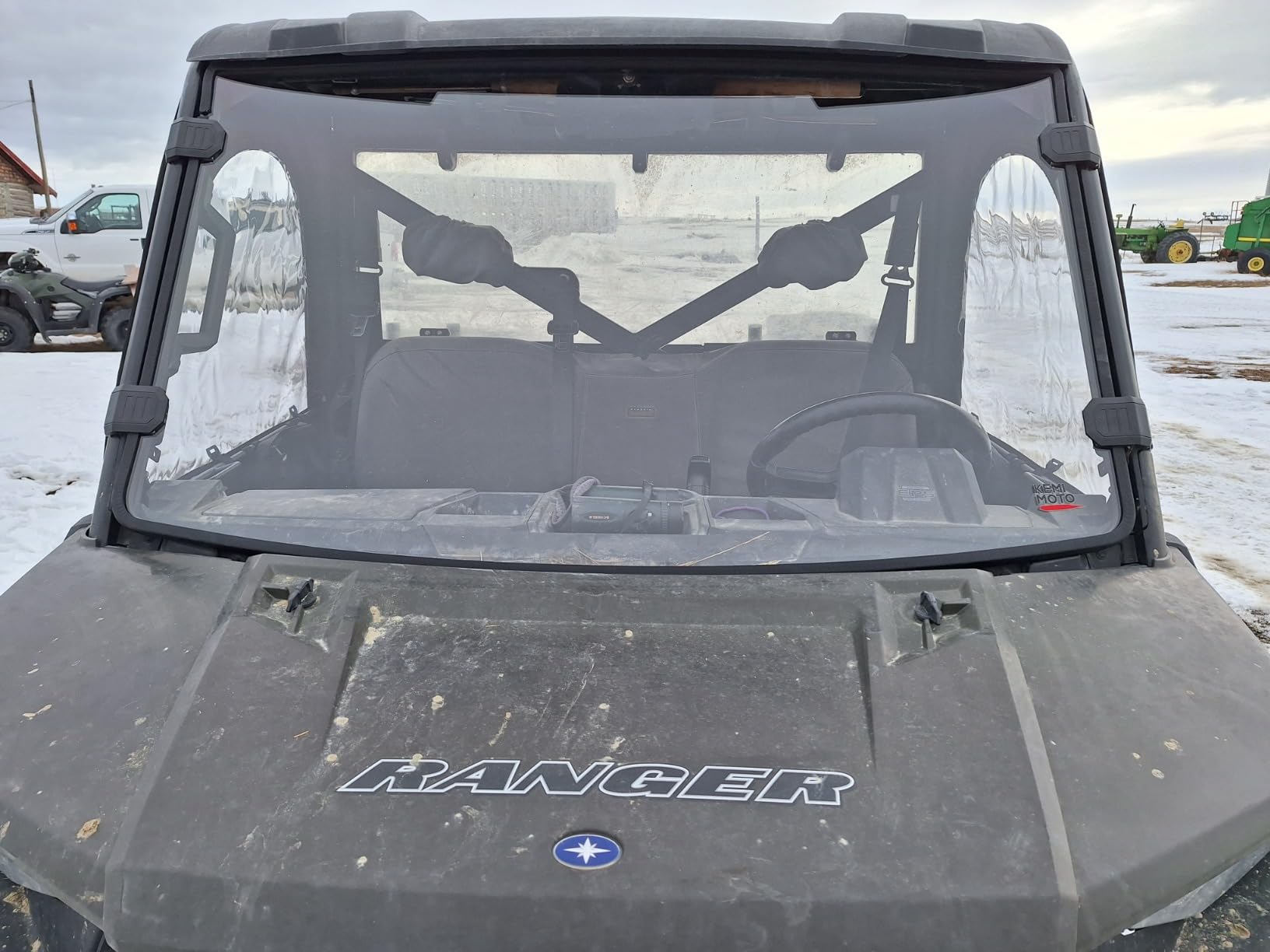 KEMIMOTO Front Windshield Compatible with Ranger XP 1000/1000/900 customer photo 2