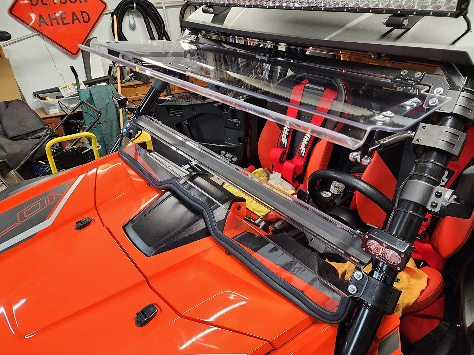 SuperATV Flip Windshield for Honda Talon 1000 | 2019-2022 customer photo 2