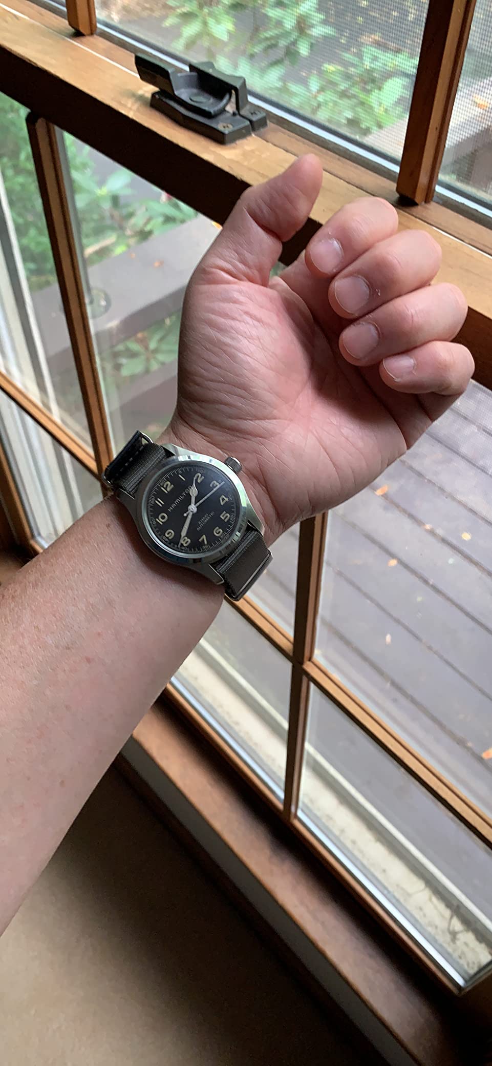 Hamilton Khaki Field Murph Automatic Men's Watch, 42mm Stainless Steel Case customer photo 2