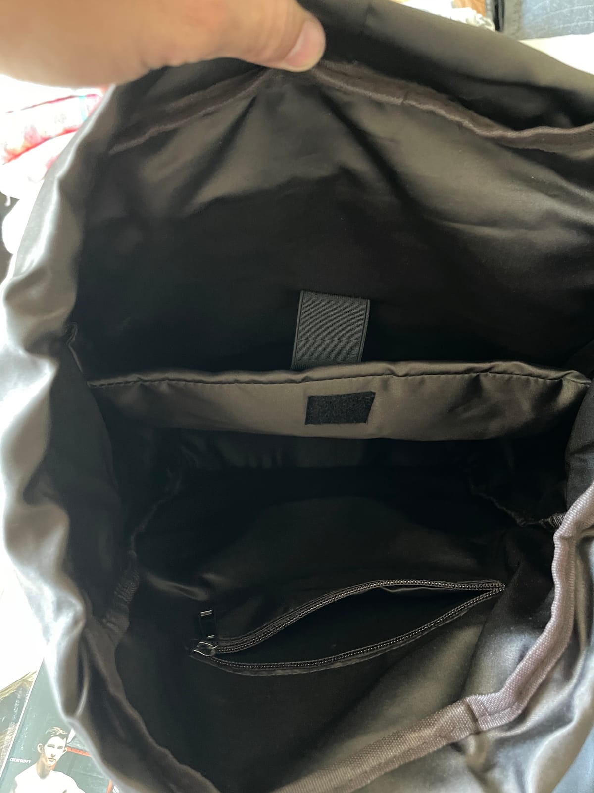Waterproof Waxed Canvas Backpack for Men Travel Rucksack Leather Trimming (Green) One_Size customer photo 1