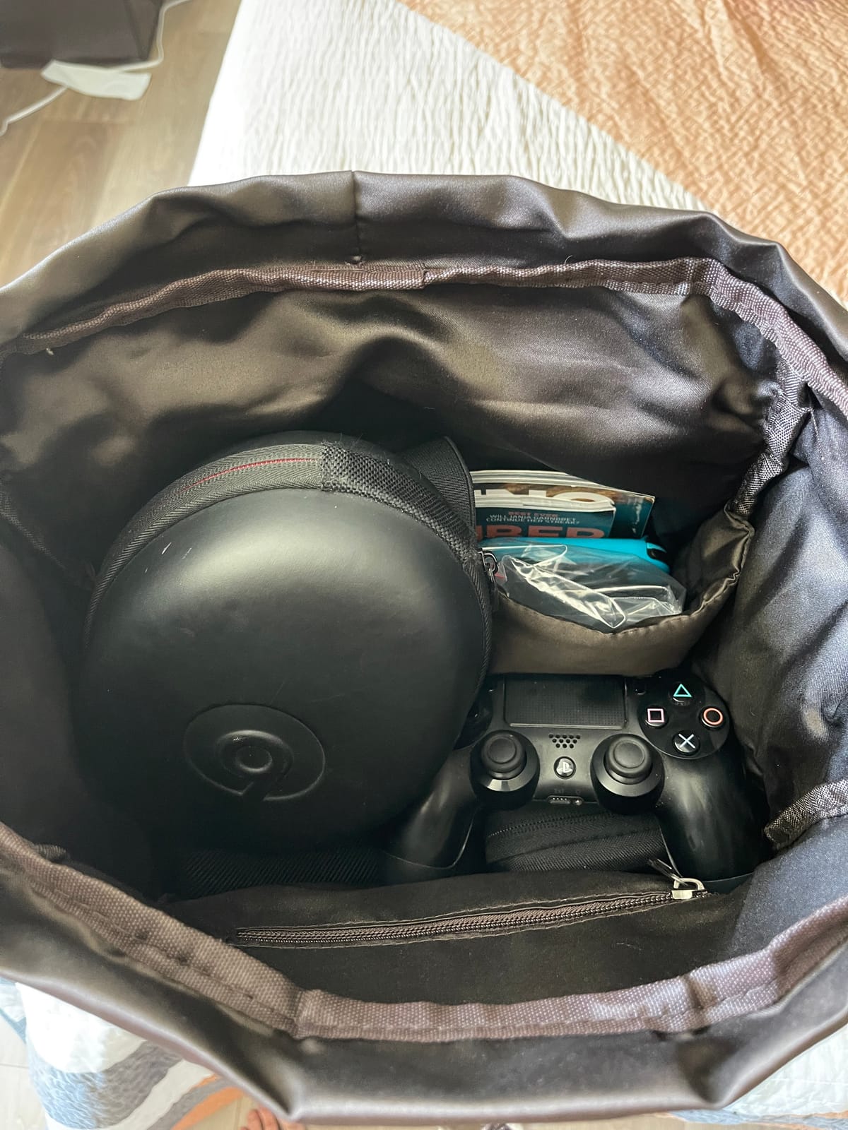 Waterproof Waxed Canvas Backpack for Men Travel Rucksack Leather Trimming (Green) One_Size customer photo 2