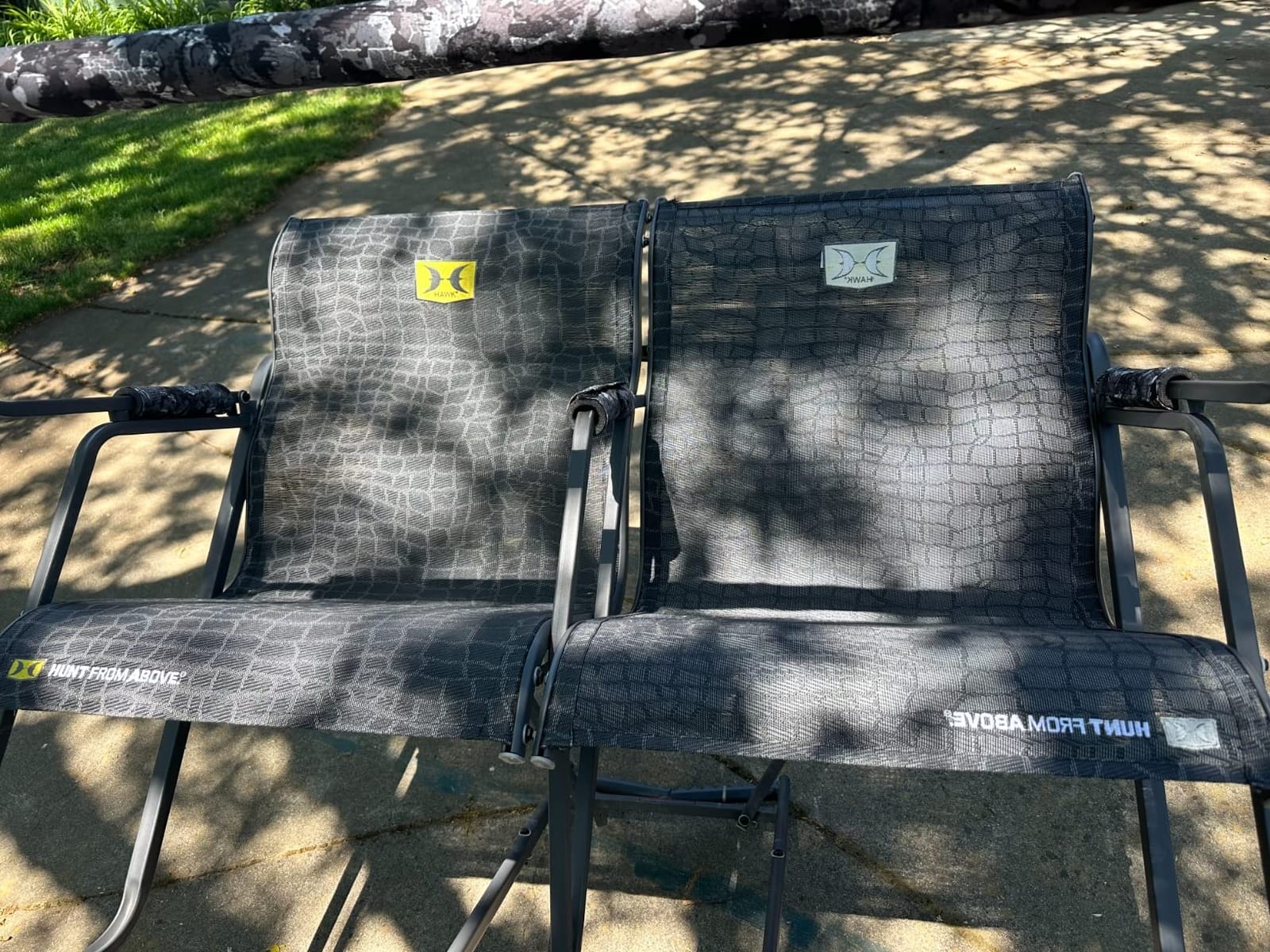 Hawk Hunting Big Denali Ladderstand with Wide Seat, Backrest, Portable Stacking Ladder System and Integrated Weapon Holder, Multicolor customer photo 2