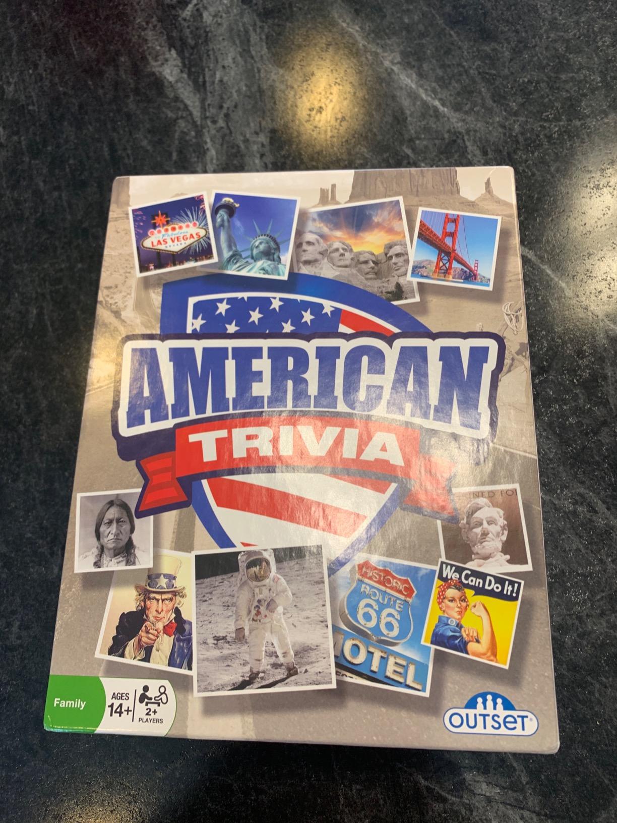 Outset Media American Trivia Game (Amazon Exclusive) – 5 Categories to Choose from and 1,000 Questions – for Ages 14 and up customer photo 2