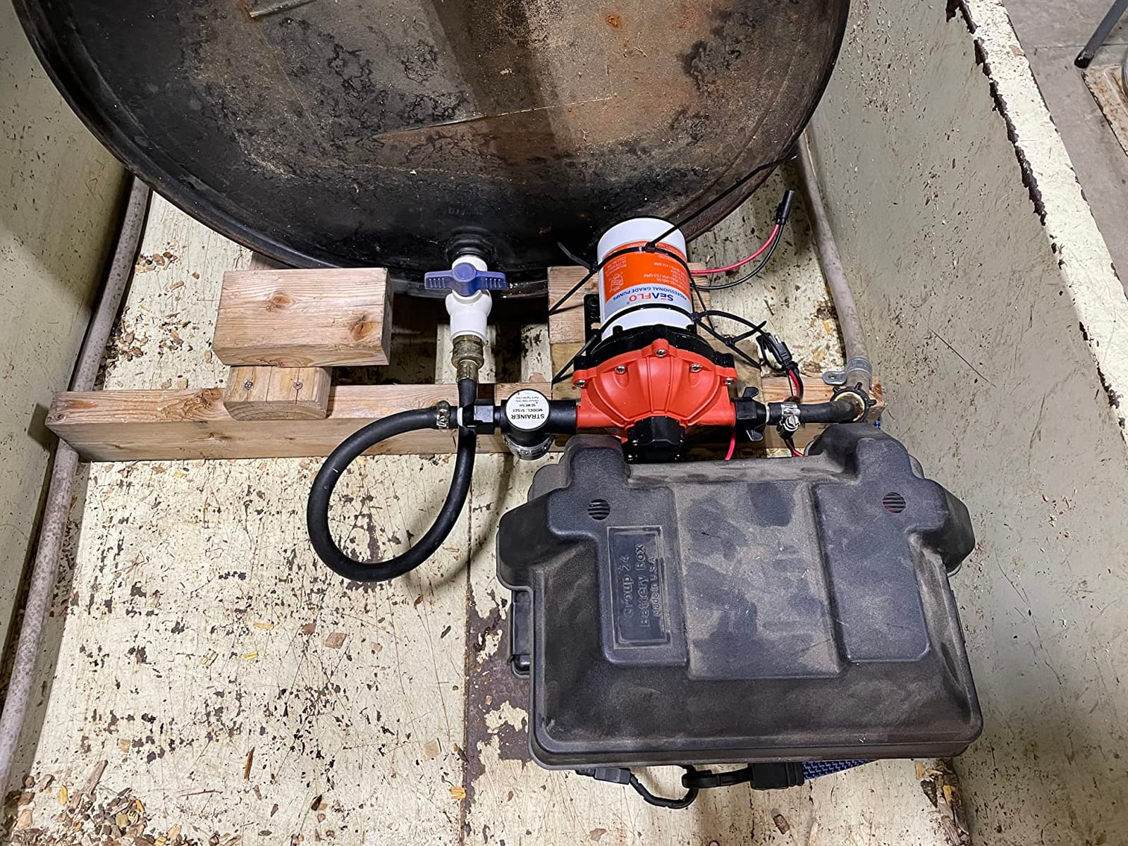 SEAFLO 55 Series 12V RV Water Pump 5.5 GPM 60 PSI Diaphragm Pump Heavy Duty Pressure Switch Built In Bypass Self Priming Quiet High Flow RV Marine Off Grid Freshwater System 4-Year Warranty customer photo 1