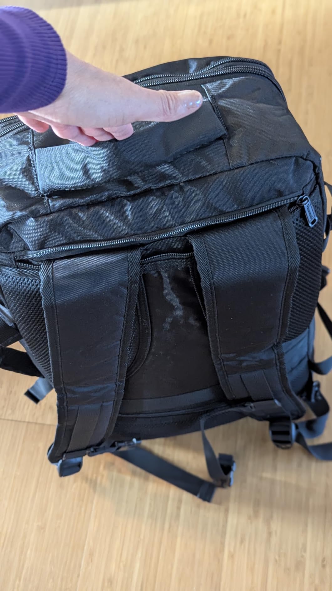 Vancropak Carry On Backpack 40L Expandable Travel Backpack Luggage Suitcase customer photo 1