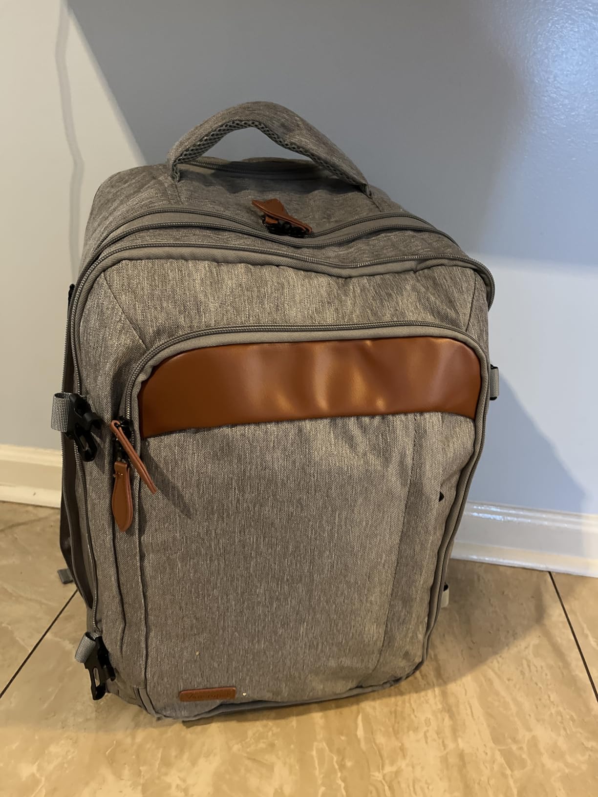 Vancropak Carry On Backpack 40L Expandable Travel Backpack Luggage Suitcase customer photo 2