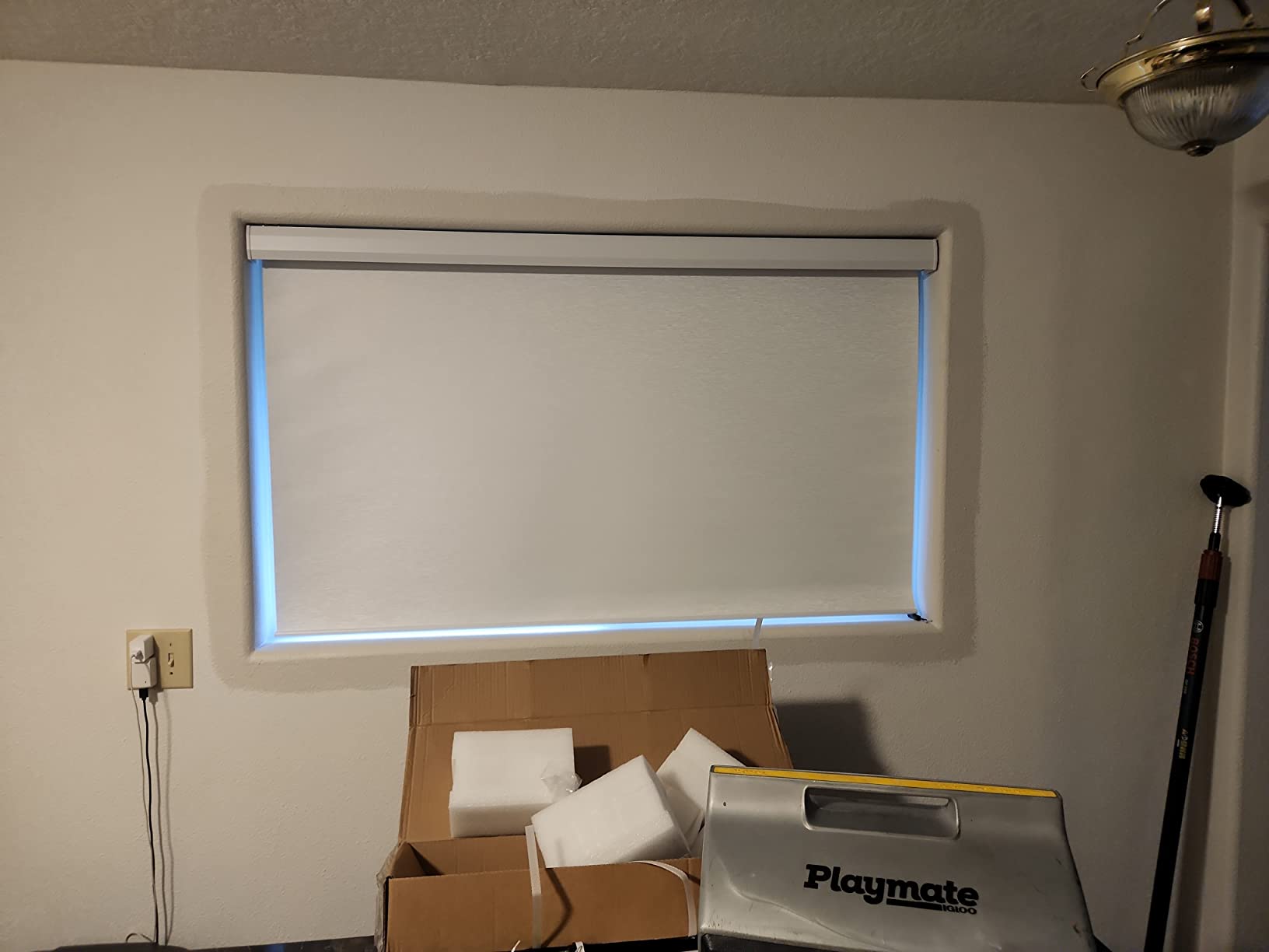Yoolax Motorized Blinds with Remote, 100% Blackout Smart Blinds Custom Size customer photo 1