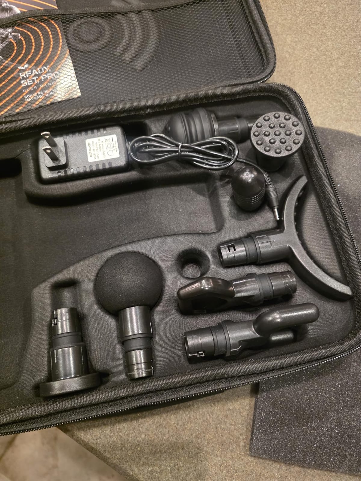 LifePro Sonic Massage Gun Percussion Muscle Massager, 8 Heads & 5 Speeds customer photo 2