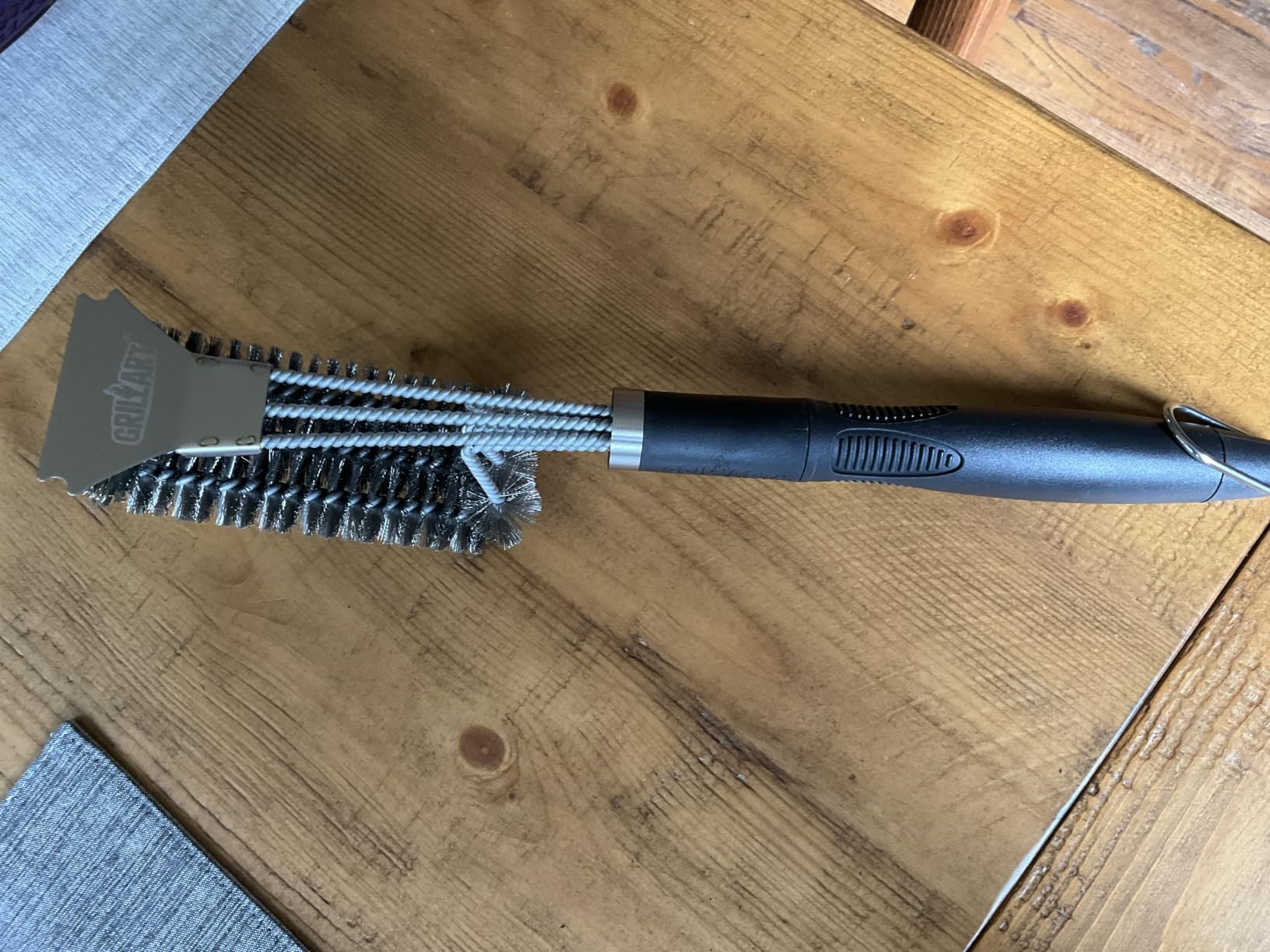 GRILLART Grill Brush, 18'' Extra-Strong Handle, BBQ Cleaner with Scraper customer photo 2