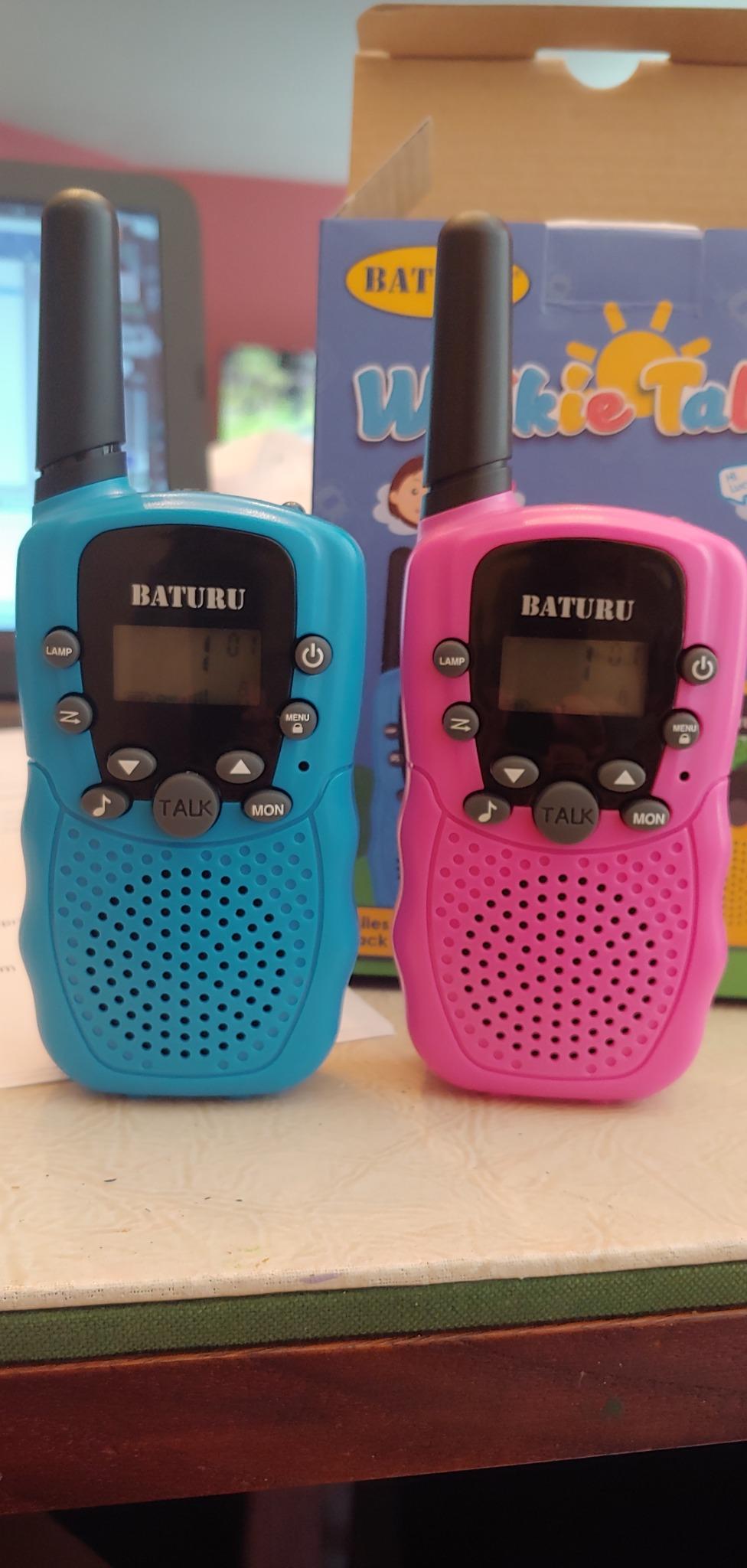 Walkie Talkies for Kids Games Outdoor Toys for 3-12 Year Old Boys Girls, 3 Miles Long Range Walkie Talkie to Camping Hiking, 4 Year Old Girl Birthday Gifts for 3 4 5 6 7 8 9 Year Old Boy Girl Gift customer photo 2