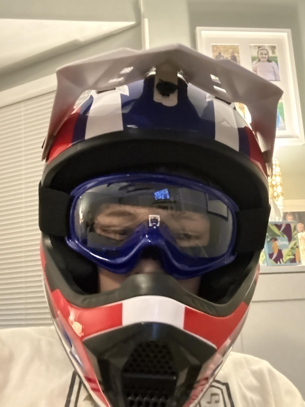 Girls Youth Kids Dirt Bike Helmet Full Face Motocross DOT Approved Helmets customer photo 1