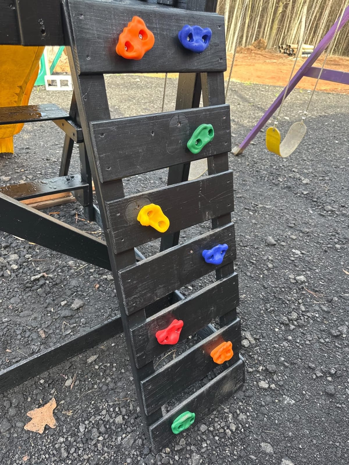 KINSPORY 15pc Rock Wall Climbing Holds for Kid, Play Set Climber Attachment customer photo 2