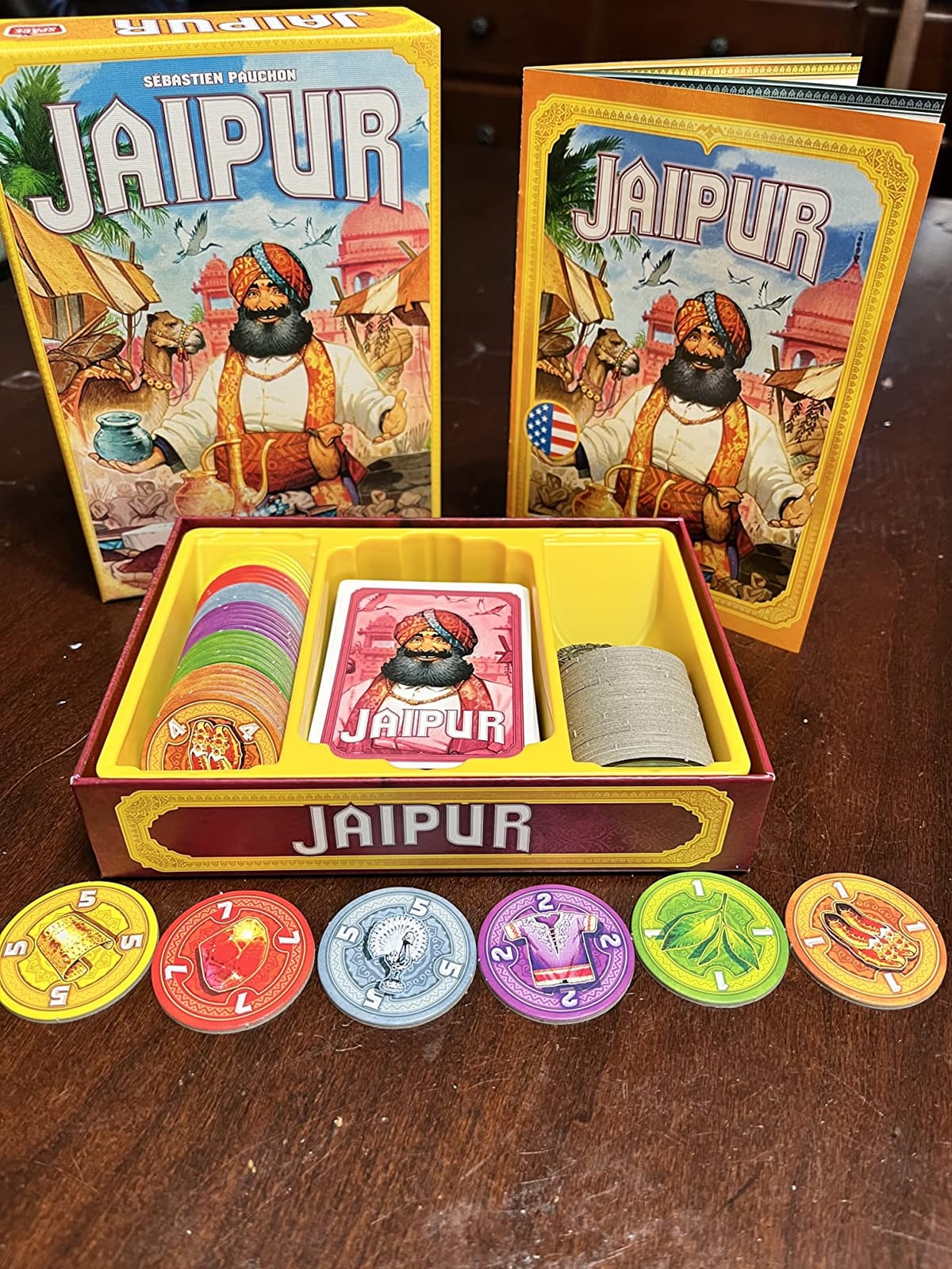 Asmodee Jaipur 2-Player Trading Card Strategy Game, Ages 10+ customer photo 1