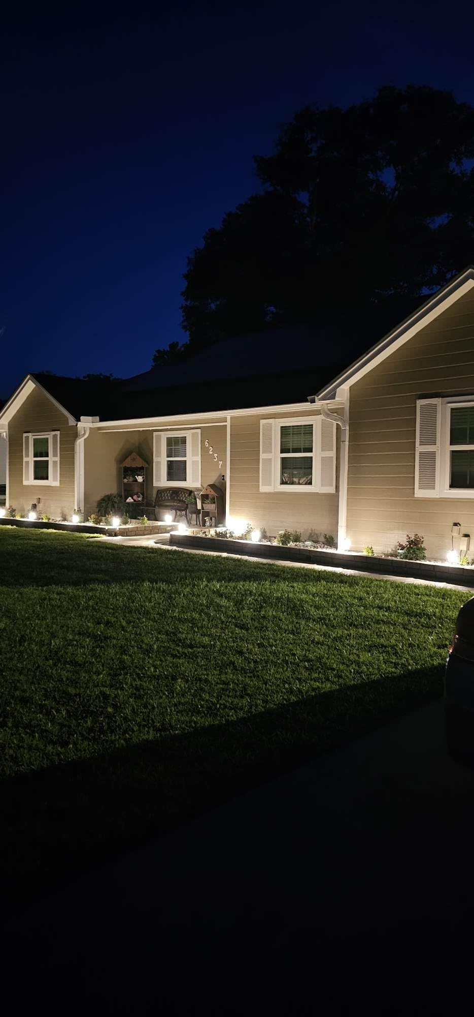 hykolity Low Voltage ORB LED Landscape Path Light with Crackled Glass Shade customer photo 1