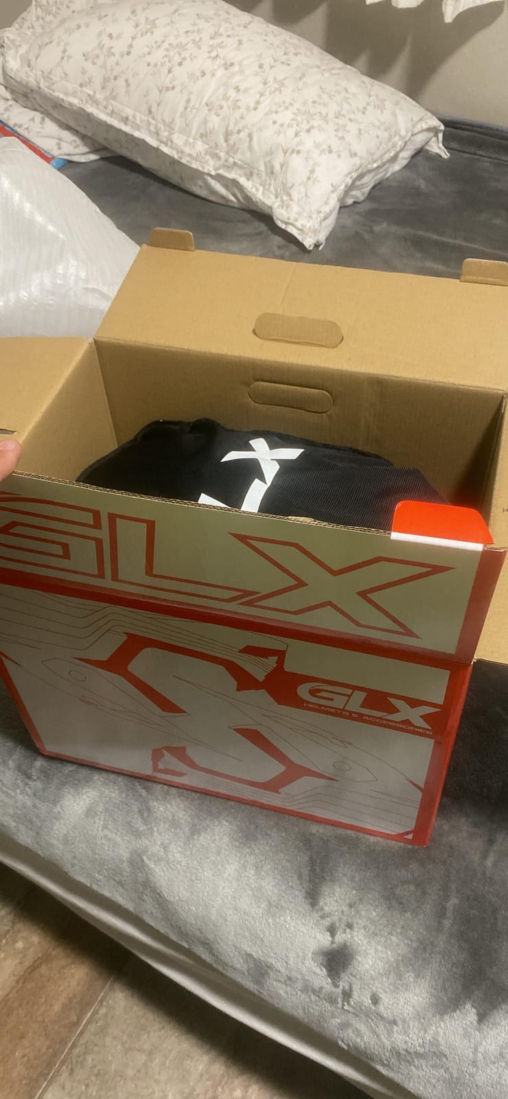GLX GX23 Full-Face Dirt Bike Motocross Motorcycle Helmet, DOT customer photo 2