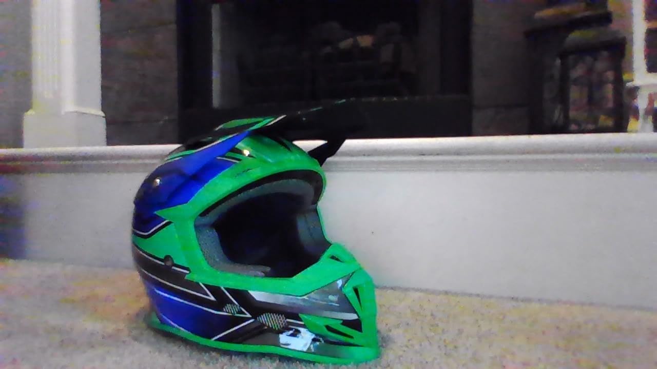 GLX GX23 Full-Face Dirt Bike Motocross Motorcycle Helmet, DOT | Unbreakable Off-Road Confidence customer photo 2