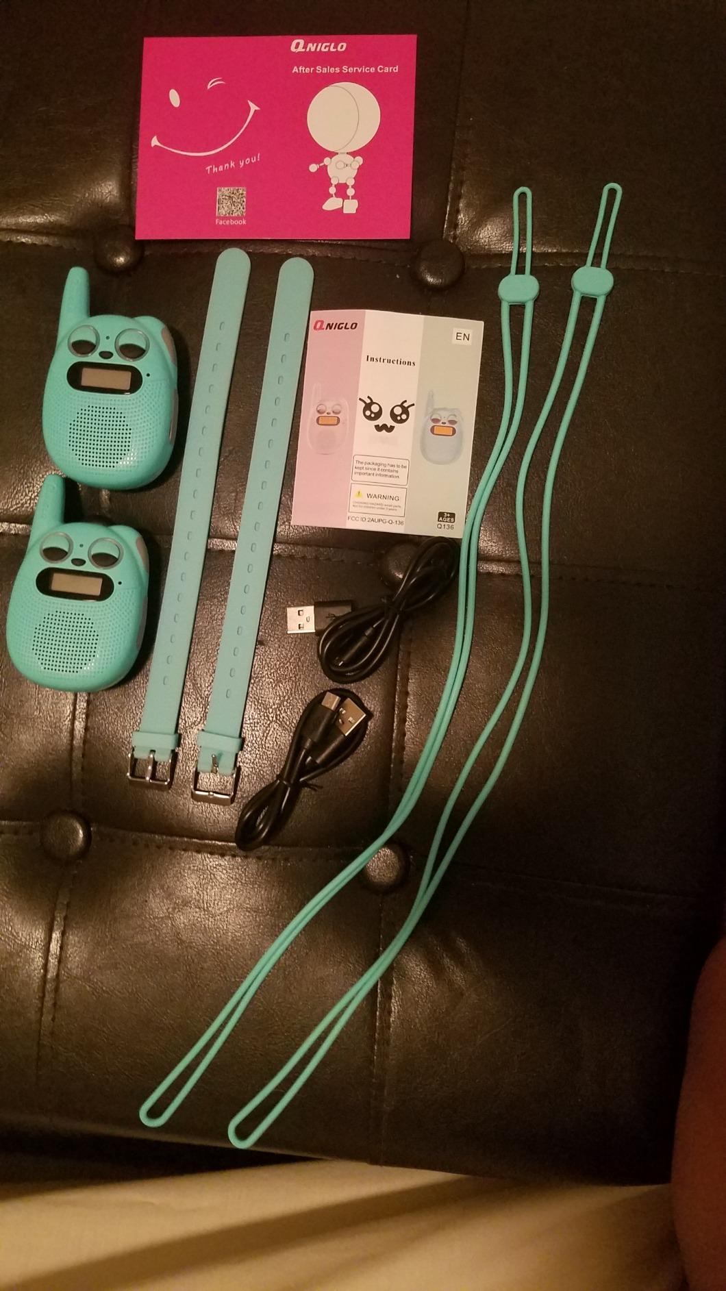 Qniglo Walkie Talkies for Kids Ages 3-12 Walkie Talkie Toys for Boys Girls customer photo 2