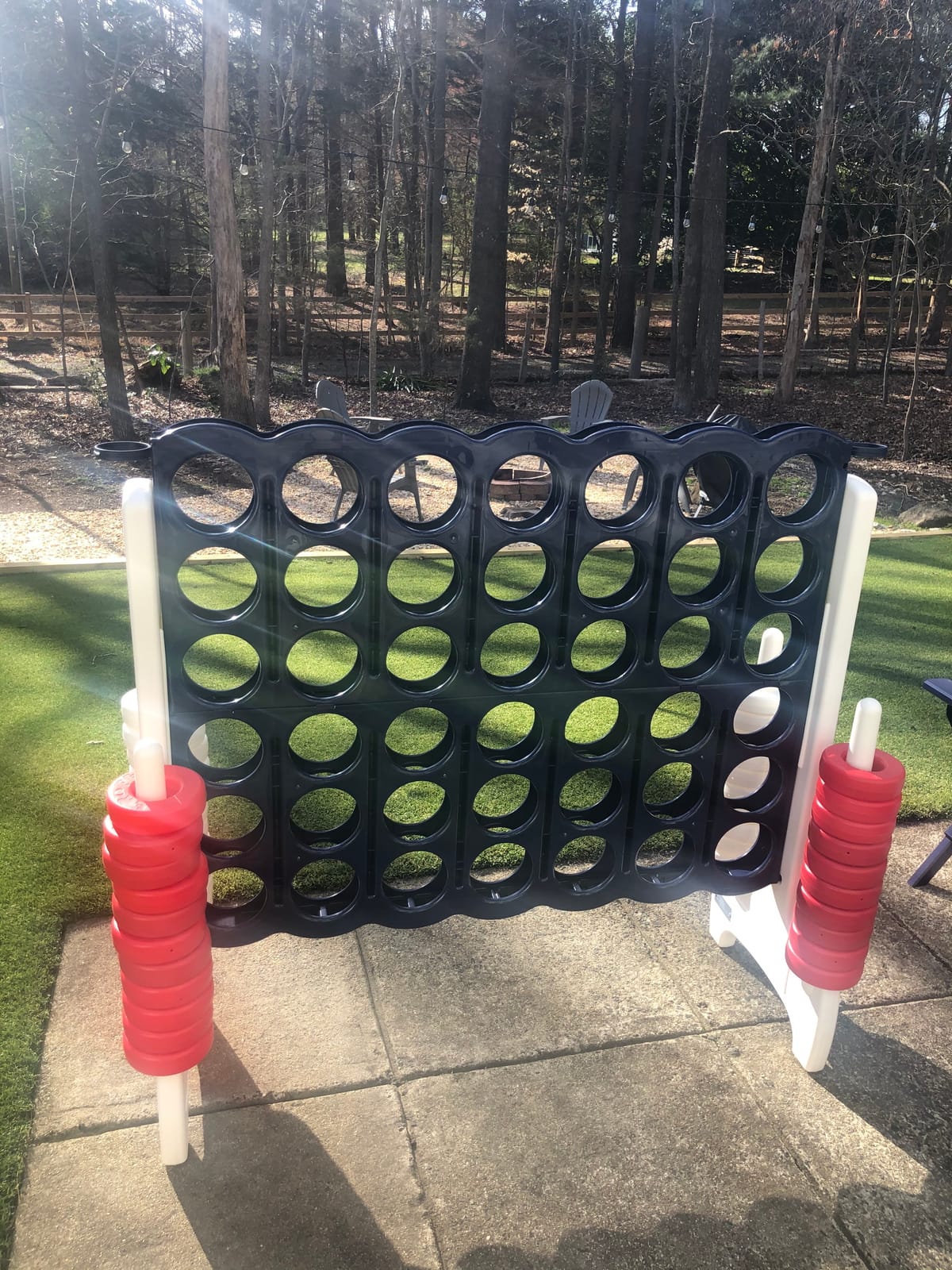 Jumbo 4-To-Score Giant Game with 42 Rings and Reset Sliders customer photo 1