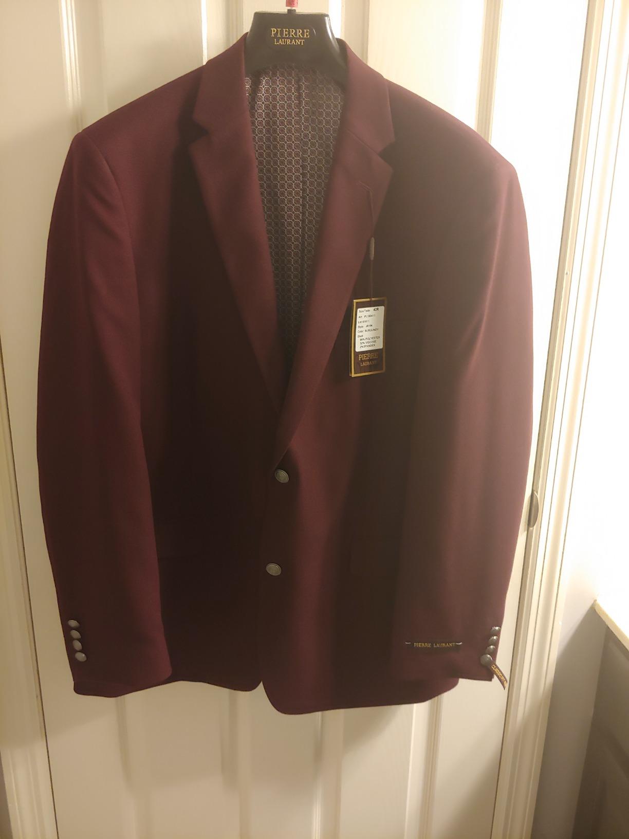 AMY ZHU Men's Classic Fit Stretch Blazer 2-Button Sport Coat Big & Tall customer photo 1