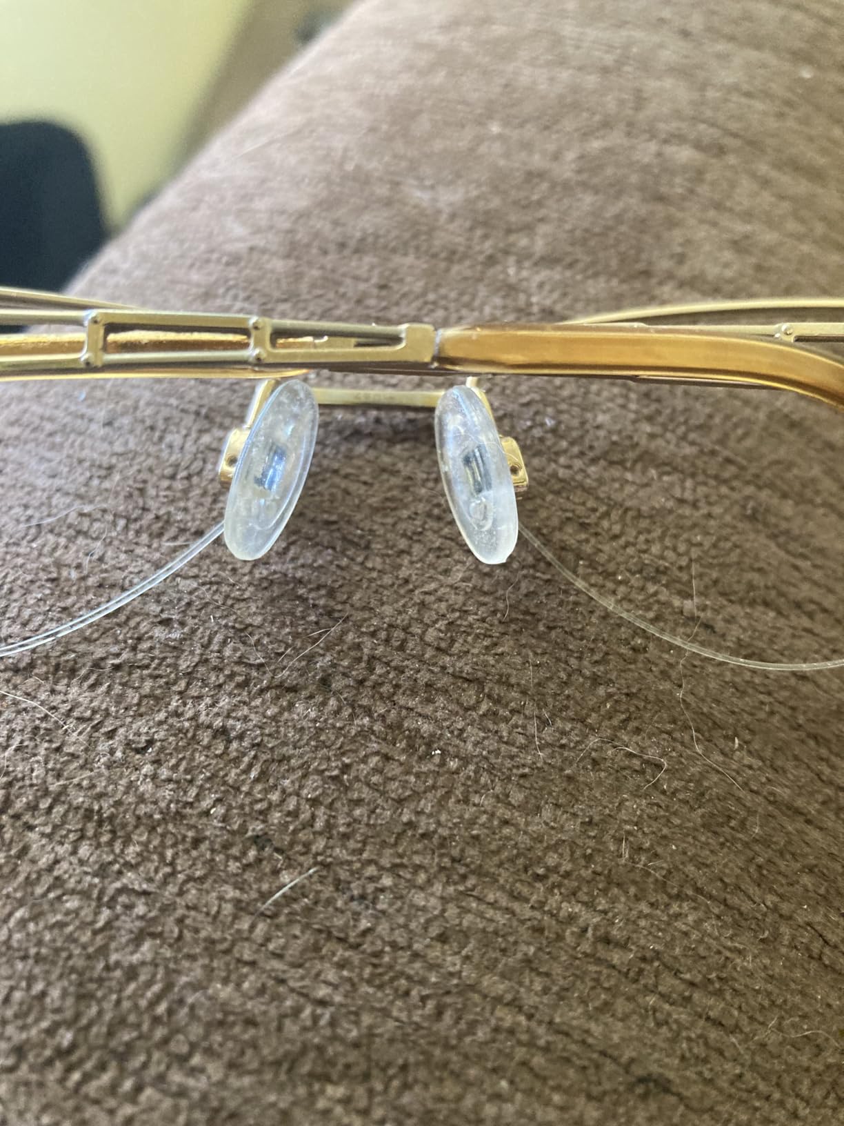 Half Reading Glasses 2 Pairs Metal Frame 2.50 customer photo 2
