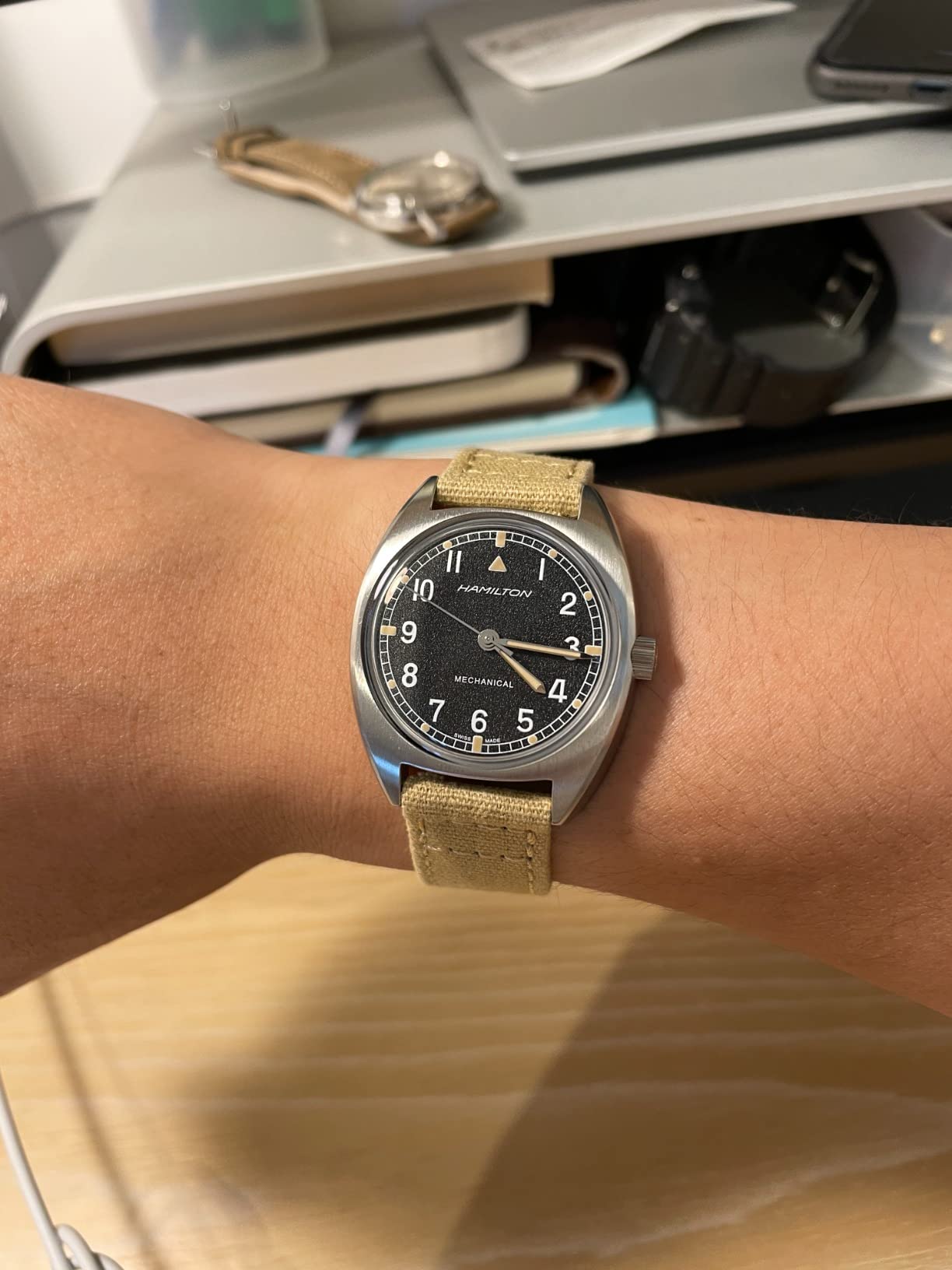 Hamilton Khaki Aviation Pilot Mechanical Men's Watch, 36mm x 33mm Case customer photo 1