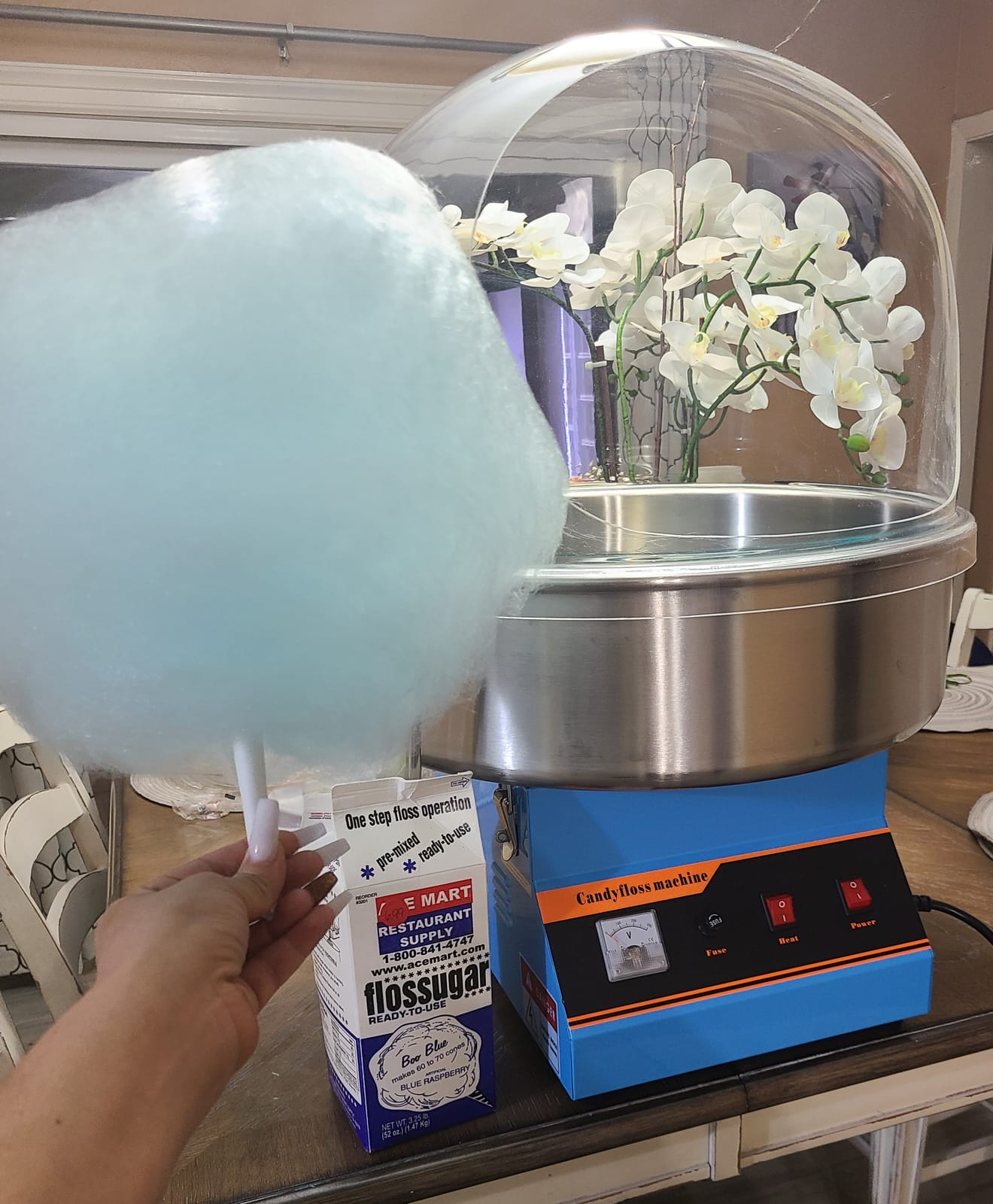 VIVO Pink 1030W Electric Cotton Candy Maker, CANDY-KIT-1 customer photo 2