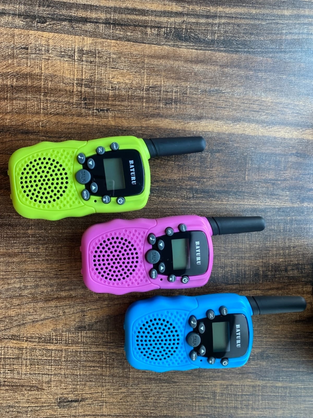 BATURU Rechargeable Walkie Talkies for Kids 3 Pack, 3-Mile Long Range customer photo 1