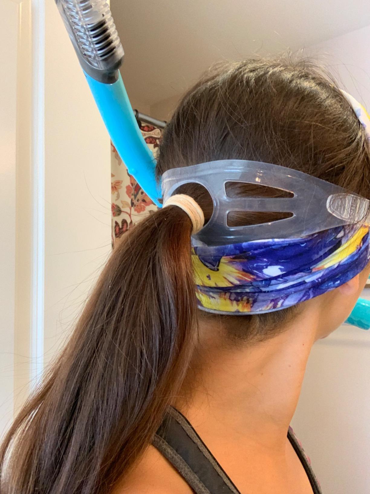 ZEEPORTE Mask Fin Snorkel Set, Travel Size Snorkeling Gear for Adults with Panoramic View Anti-Fog Mask, Trek Fins, Dry Top Snorkel and Gear Bag for Swimming Training, Snorkeling Kit Diving Packages customer photo 1
