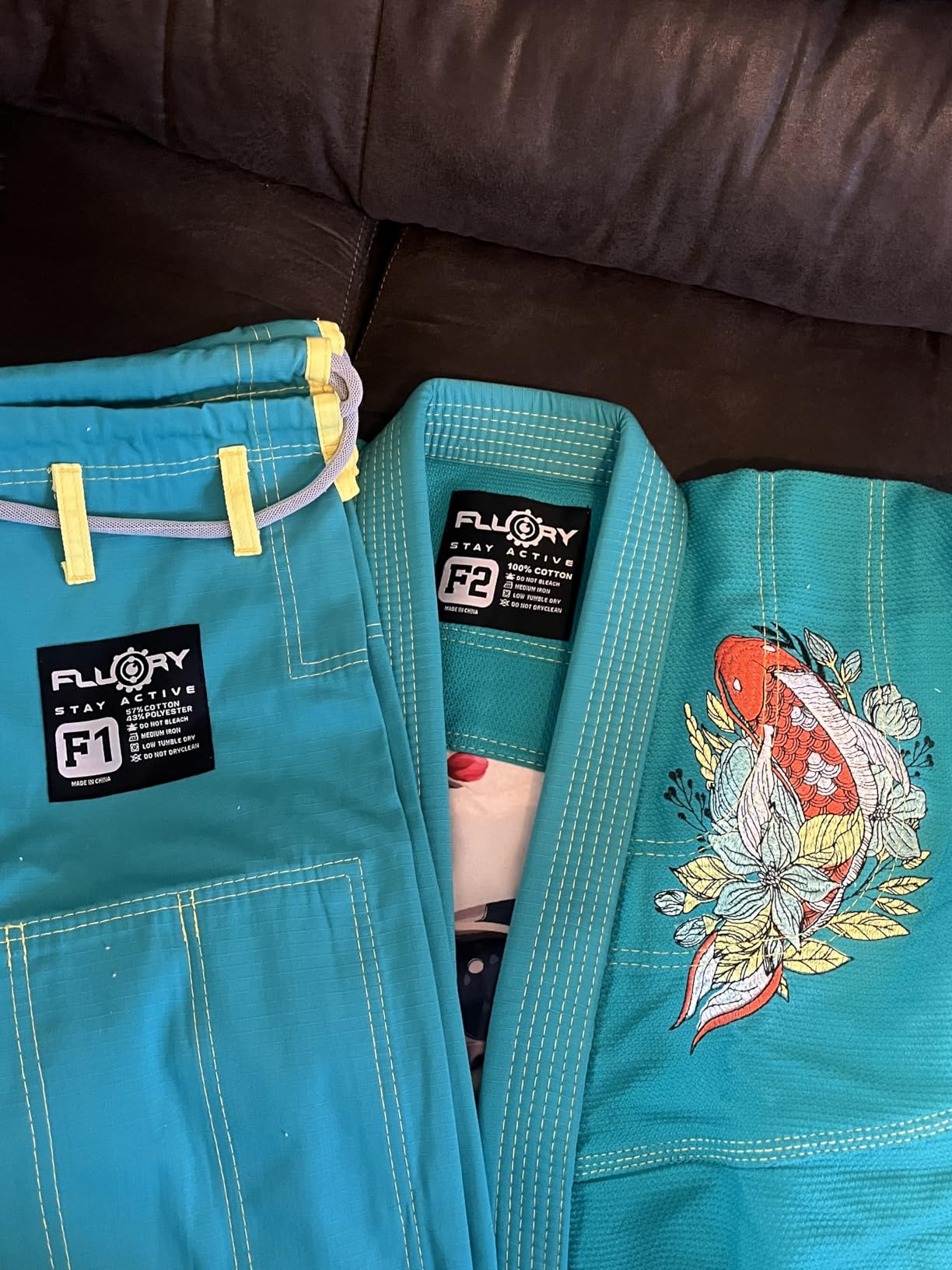 FLUORY BJJ Gi for Ladies Women Brazilian Jiu Jitsu Suit Female Kimonos Women BJJ Uniform customer photo 1