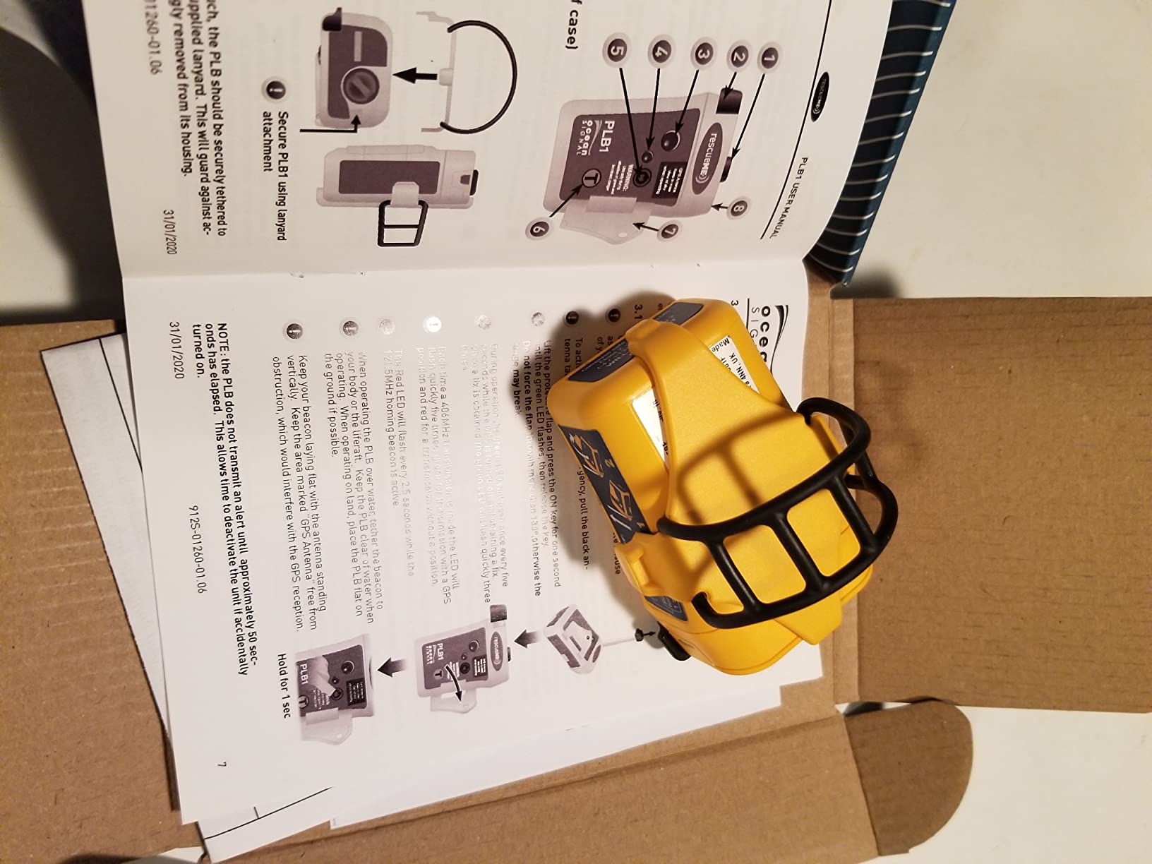 Ocean Signal rescueME PLB1 - Compact Satellite SOS Personal Locator Beacon customer photo 2