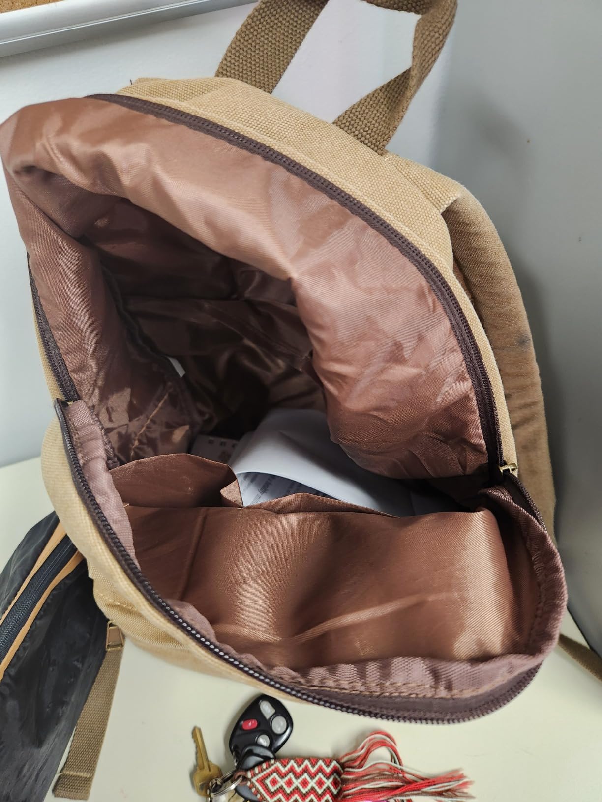 Durable Canvas College Rucksack Laptop Excursion Backpack Travel Notebook School Backpack Bookbag For Men Women Military Green Factory Directly customer photo 2