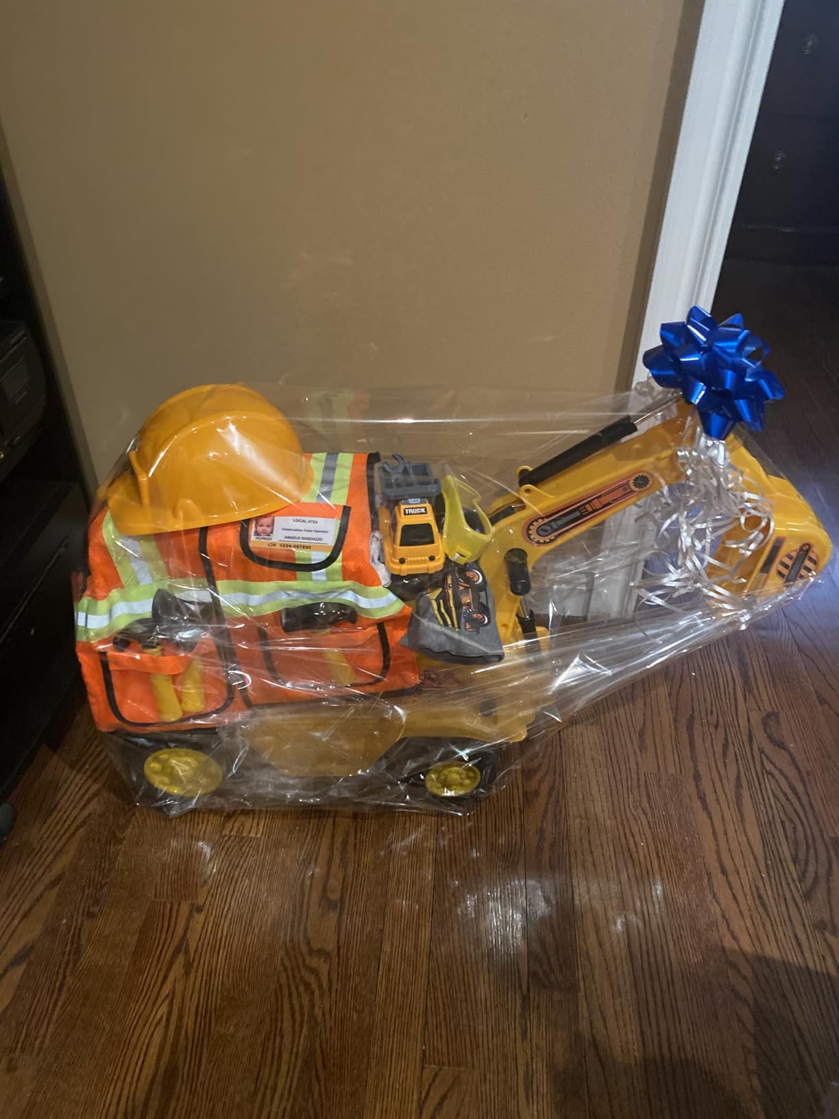 HOMCOM Ride On Excavator Pull Cart Kids Digger with Horn Ages 18-48 Months customer photo 1