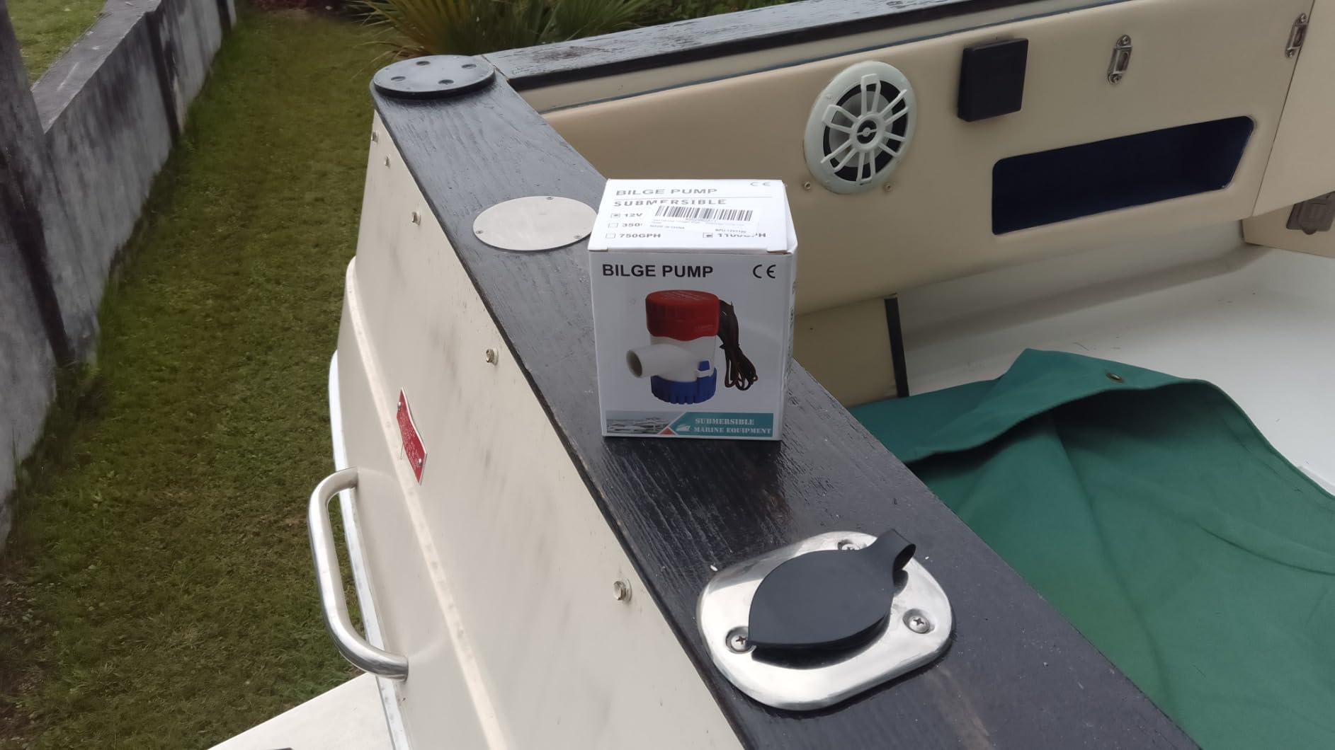 Sanuke 1100GPH 12 V Bilge Pump for Boats, Non-Automatic Marine Boat Pump customer photo 1