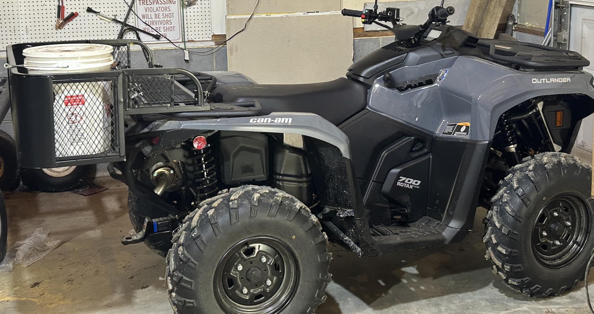 ORCISH Heavy Duty ATV Rear Drop Cargo Basket, 14