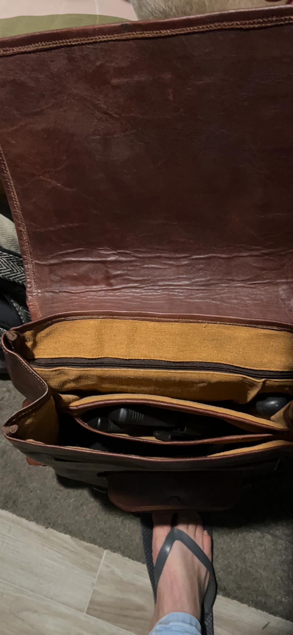 Genuine Top Grain Leather Laptop Backpack for Men and Women, Handmade Veg Tan Vintage Rucksack, Travel Daypack, Gift for Men customer photo 2