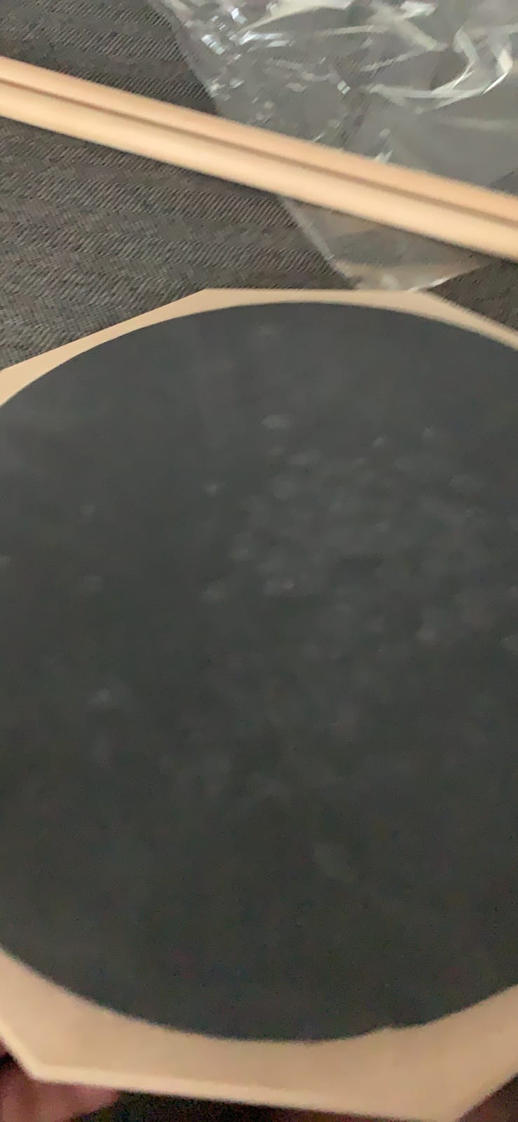 Donner Drum Practice Pad 8 Inches, Silent Practice Drum Pad 2-Sided customer photo 1