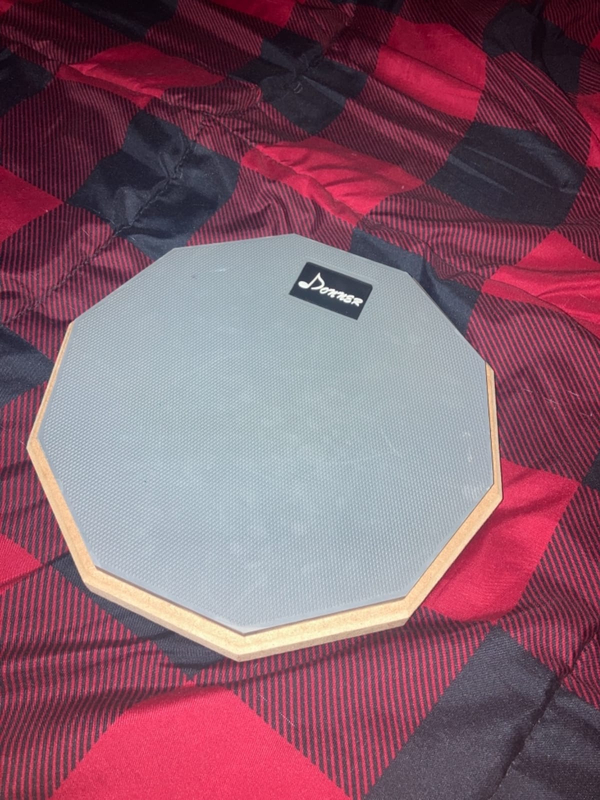 Donner Drum Practice Pad 8 Inches, Silent Practice Drum Pad 2-Sided customer photo 2