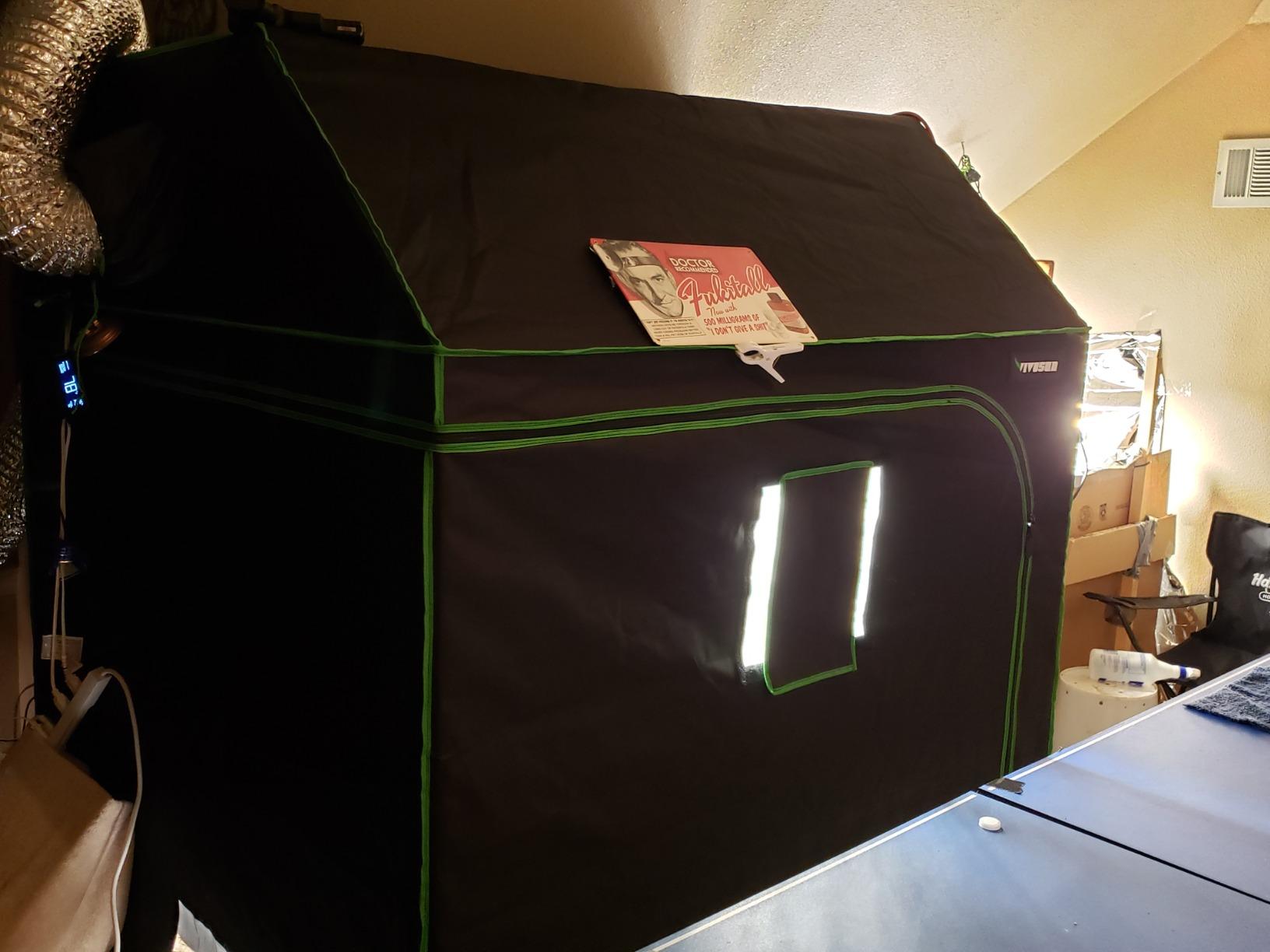 VIVOSUN S105 10x5 Grow Tent Large Mylar Tents 120