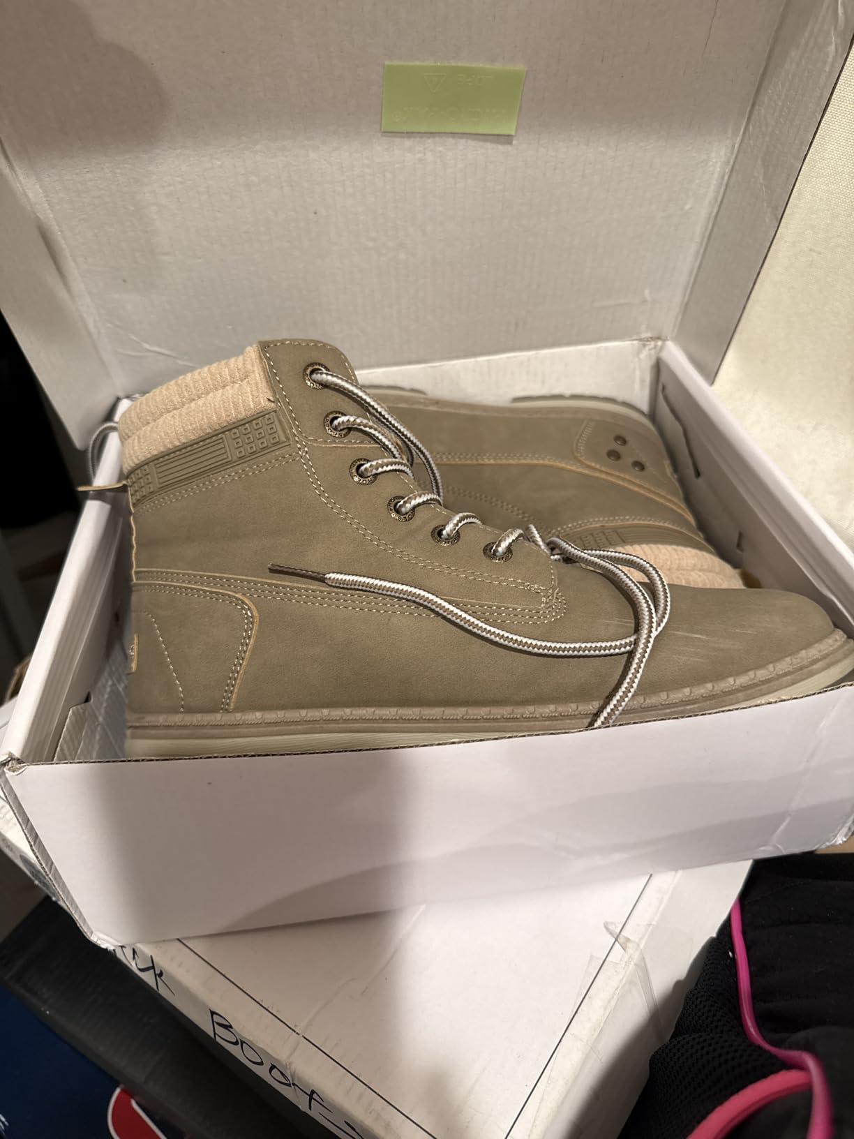 Athlefit Women's Lace-Up Work Hiking Combat Ankle Boots customer photo 2