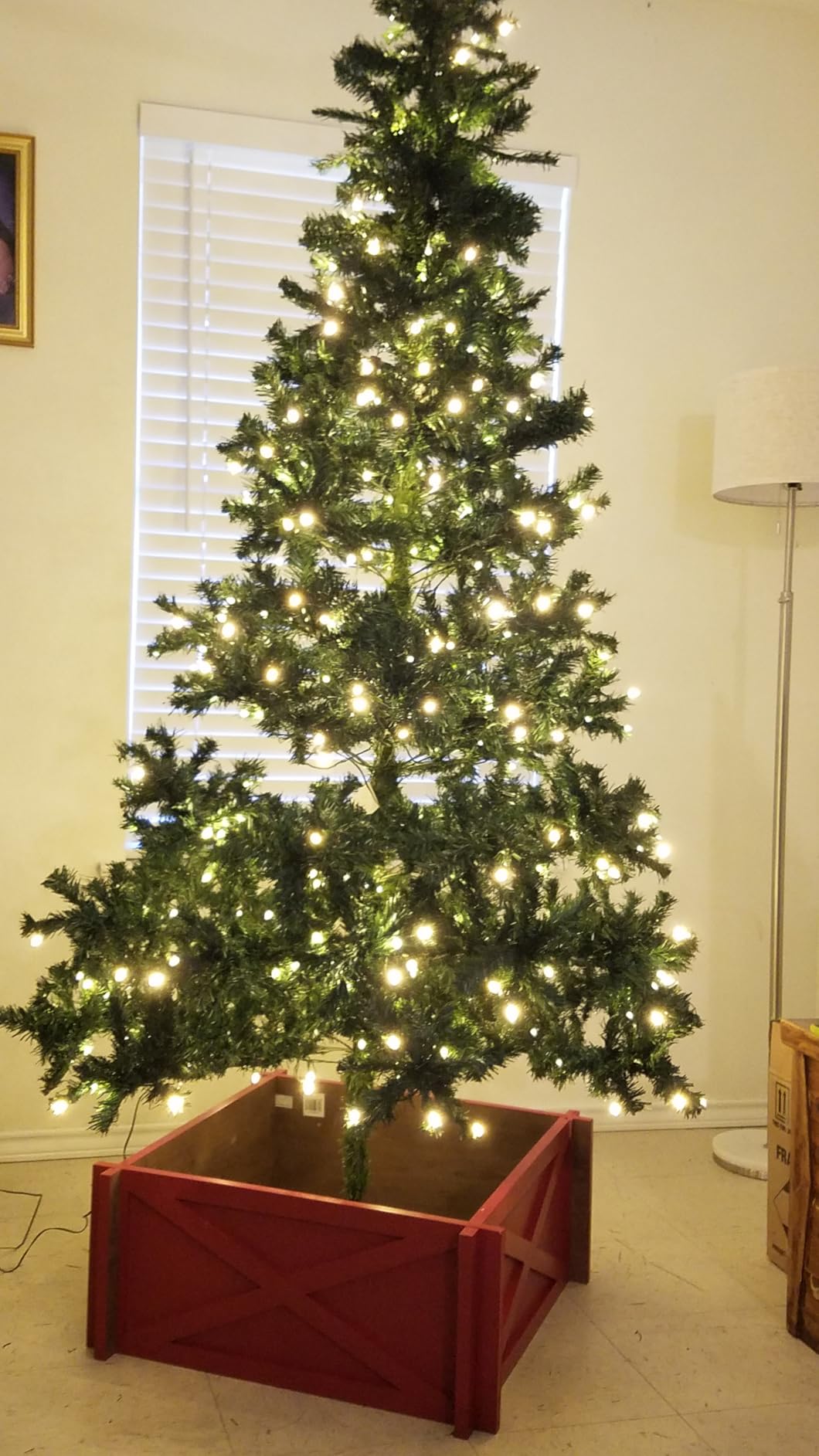 Glitzhome Christmas Tree Collar, Christmas Tree Base Cover, 22