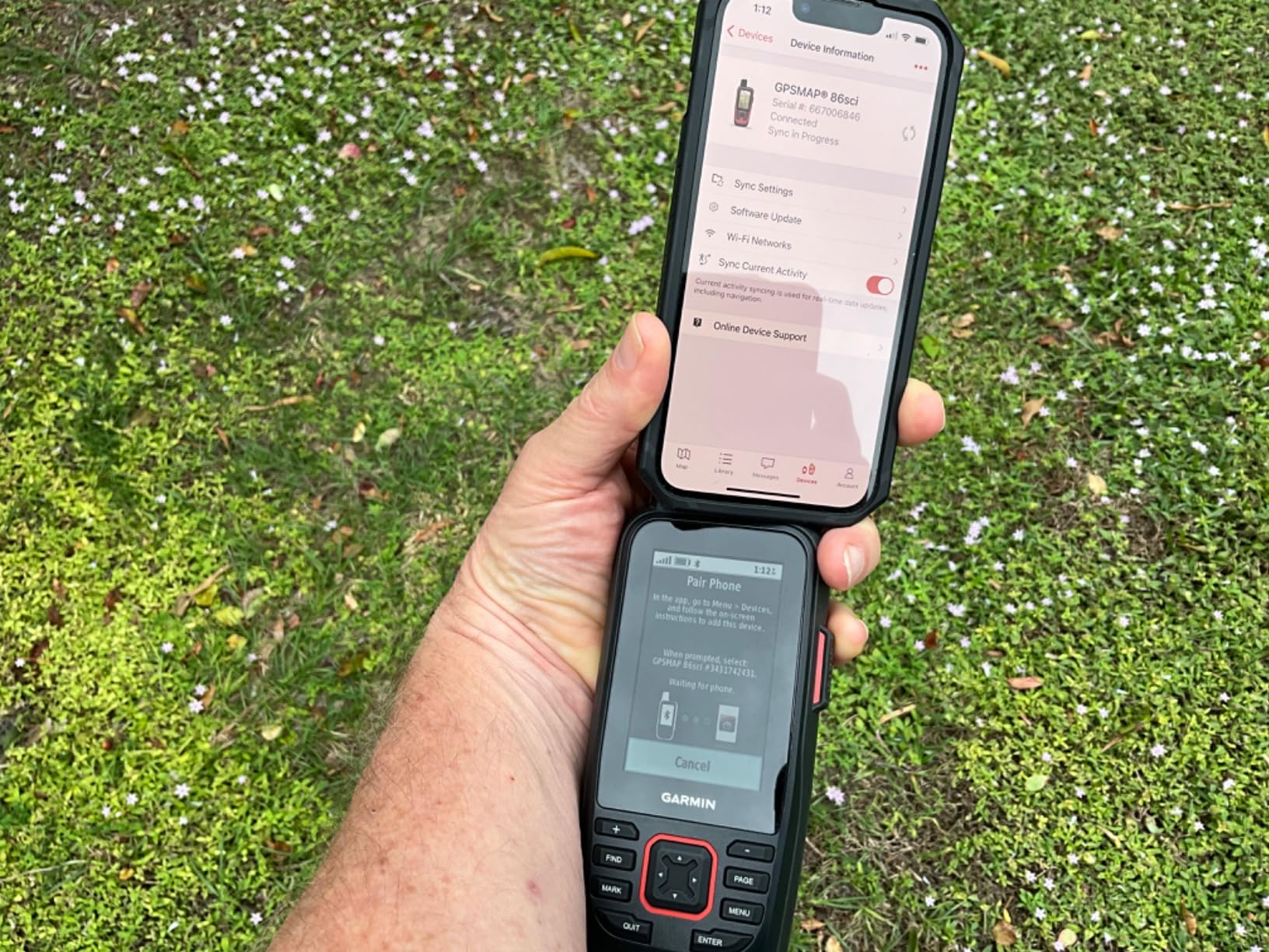 Garmin GPSMAP 86Sci, Floating Handheld GPS with Button Operation, Preloaded BlueChart G3 Coastal Charts And Inreach Satellite Communication capabilities, Stream Boat Data From Compatible Chartplotters customer photo 2
