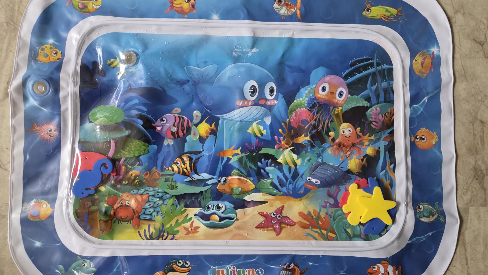 Infinno Inflatable Tummy Time Water Mat, Baby Sensory Toys 3-24 Months customer photo 1