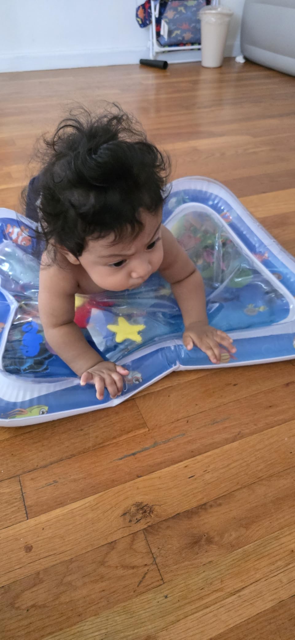 Infinno Inflatable Tummy Time Water Mat, Baby Sensory Toys 3-24 Months customer photo 2
