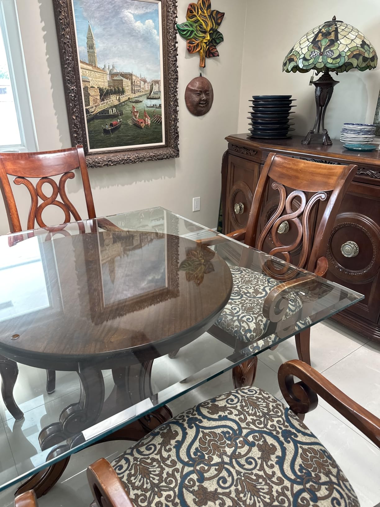 GIANTEX Round Dining Table, 30