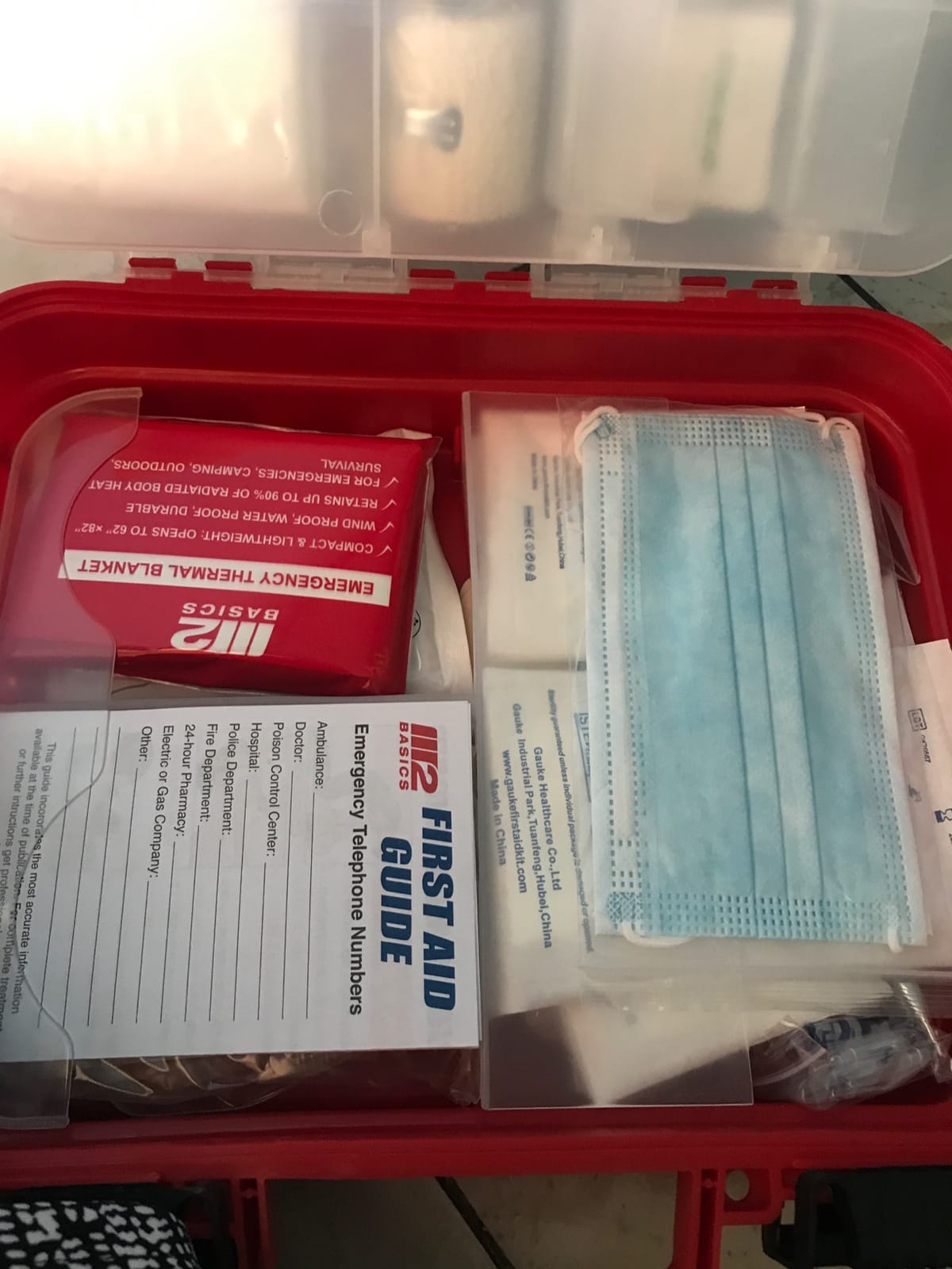 M2 BASICS 350 Piece Professional Wall-Mount First Aid Kit, Home, Business customer photo 1