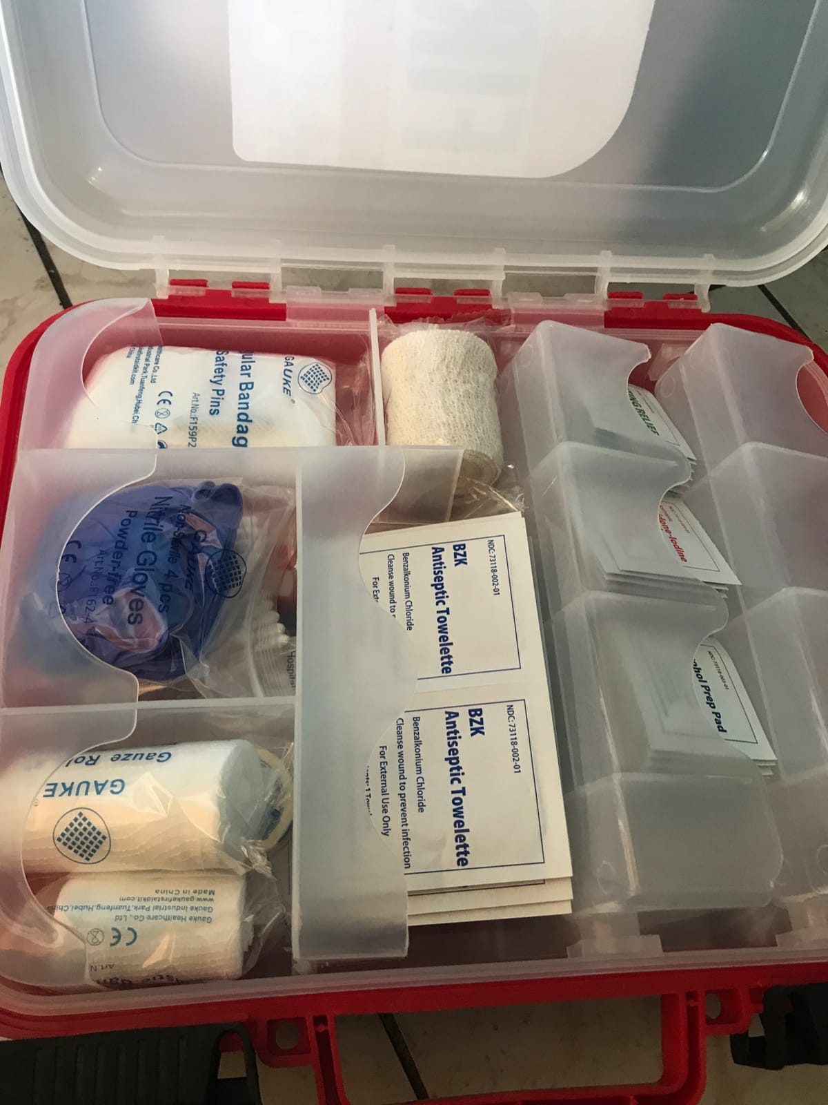 M2 BASICS 350 Piece Professional Wall-Mount First Aid Kit, Home, Business customer photo 2