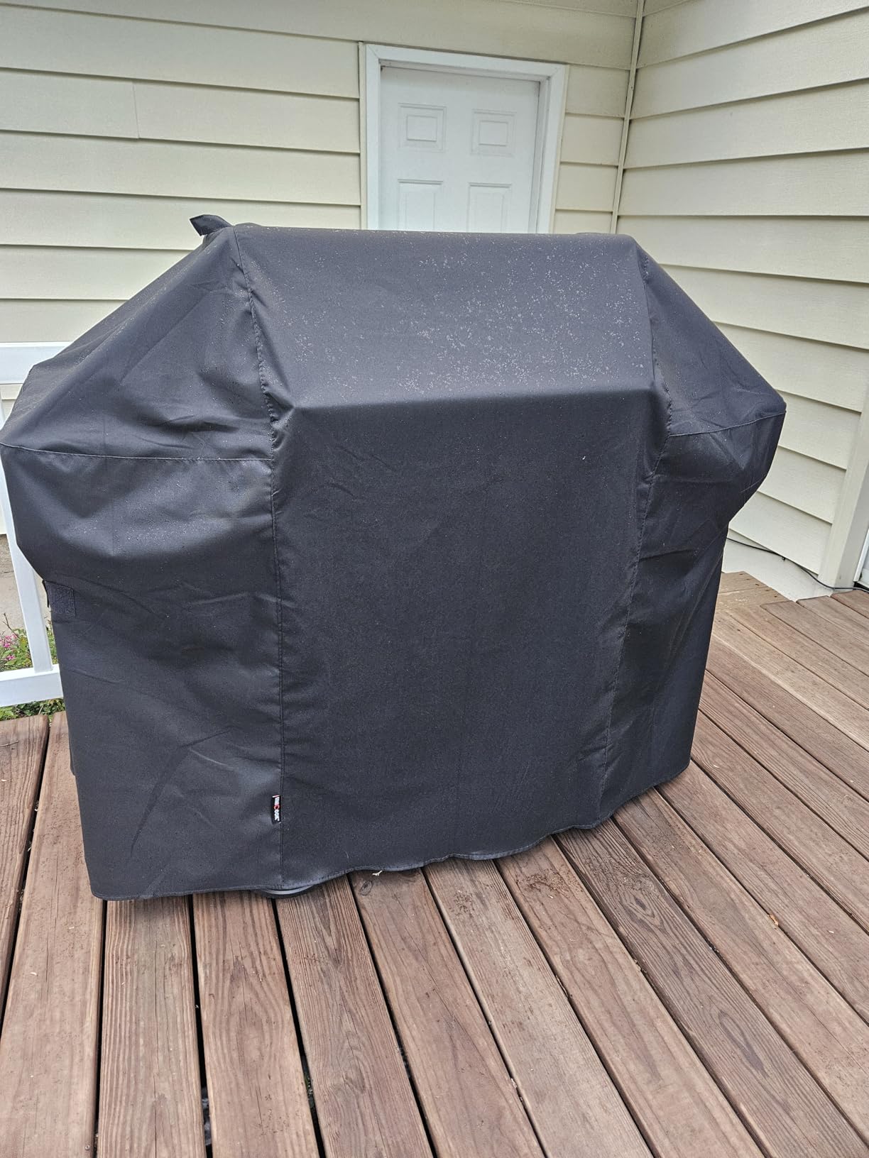Unicook 58 Inch Grill Cover for Weber Genesis II, LX 300 Series and Genesis 300 Series Gas Grills, Heavy Duty Waterproof Fade Resistant BBQ Cover, All Weather Protection, Compared to Weber 7130 customer photo 1