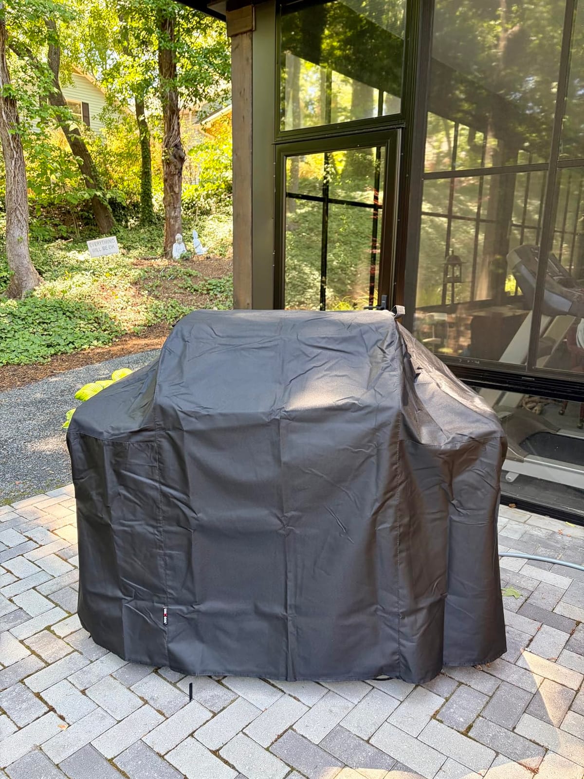 Unicook 58 Inch Grill Cover for Weber Genesis II, LX 300 Series and Genesis 300 Series Gas Grills, Heavy Duty Waterproof Fade Resistant BBQ Cover, All Weather Protection, Compared to Weber 7130 customer photo 2