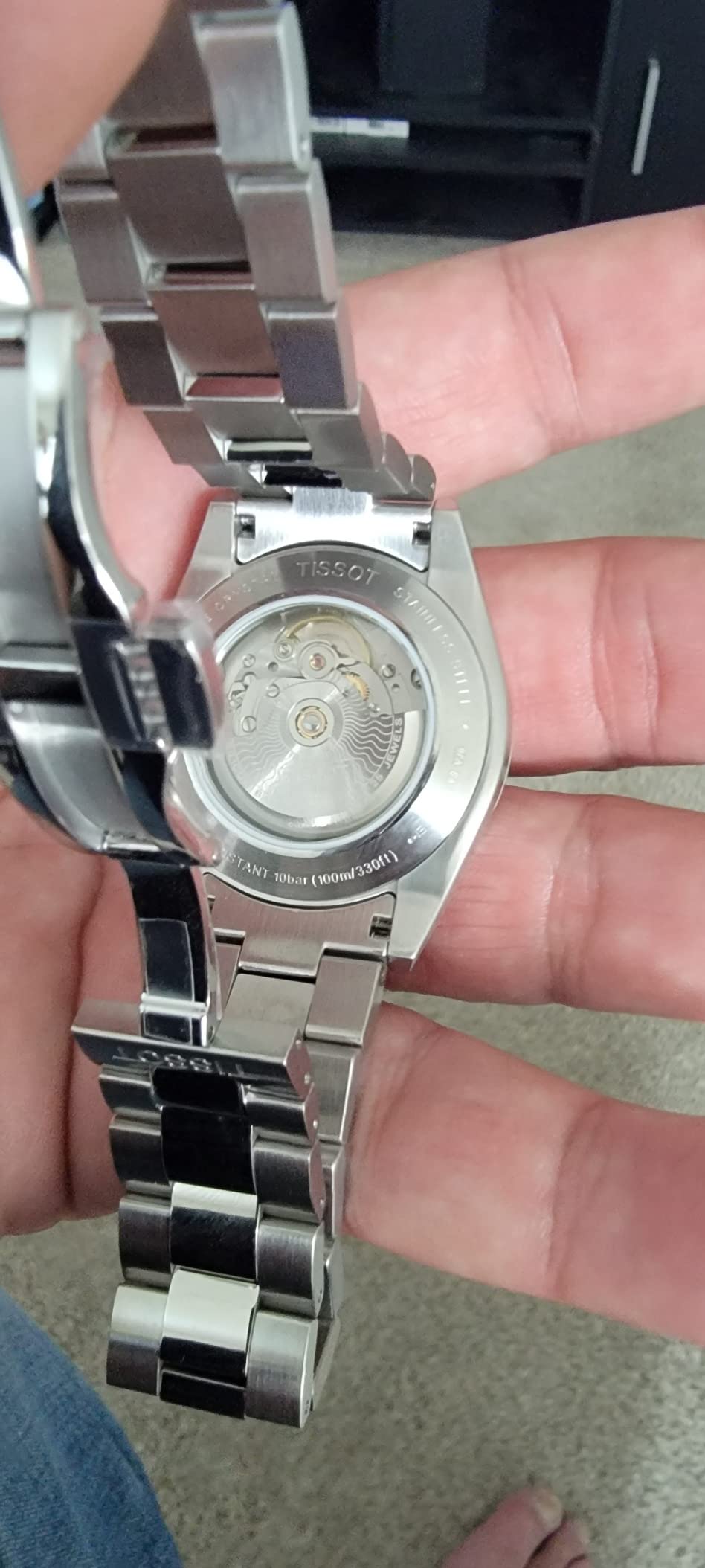 Tissot Mens Gentleman Stainless Steel Dress Watch Grey T1274071105100 customer photo 2