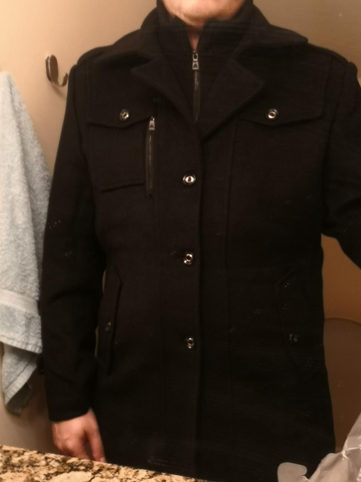 APTRO Men's Pea Coat Wool Jacket Winter Coat customer photo 1
